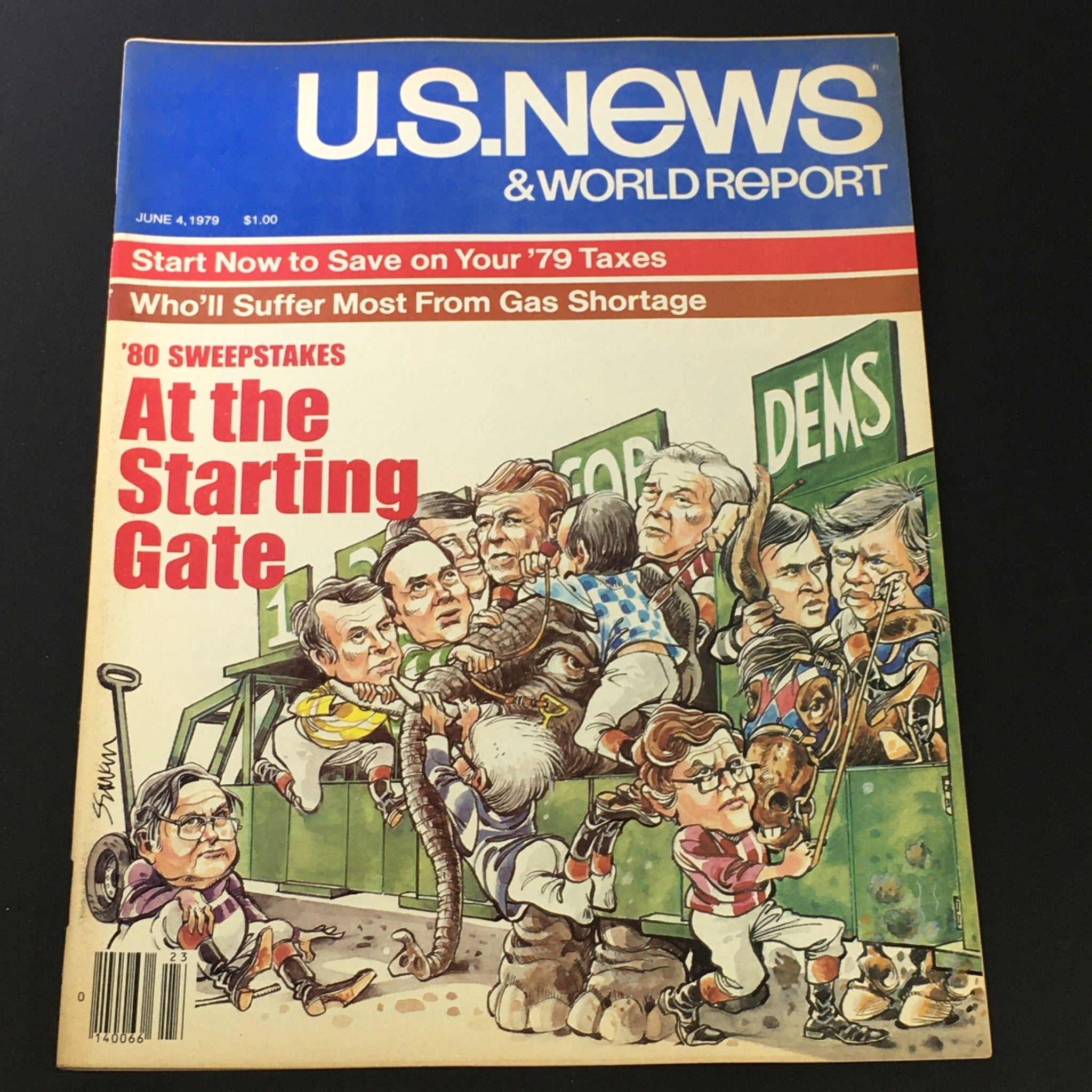 VTG US News & World Report Magazine June 4 1979 - '80 Sweepstakes Starting Gate