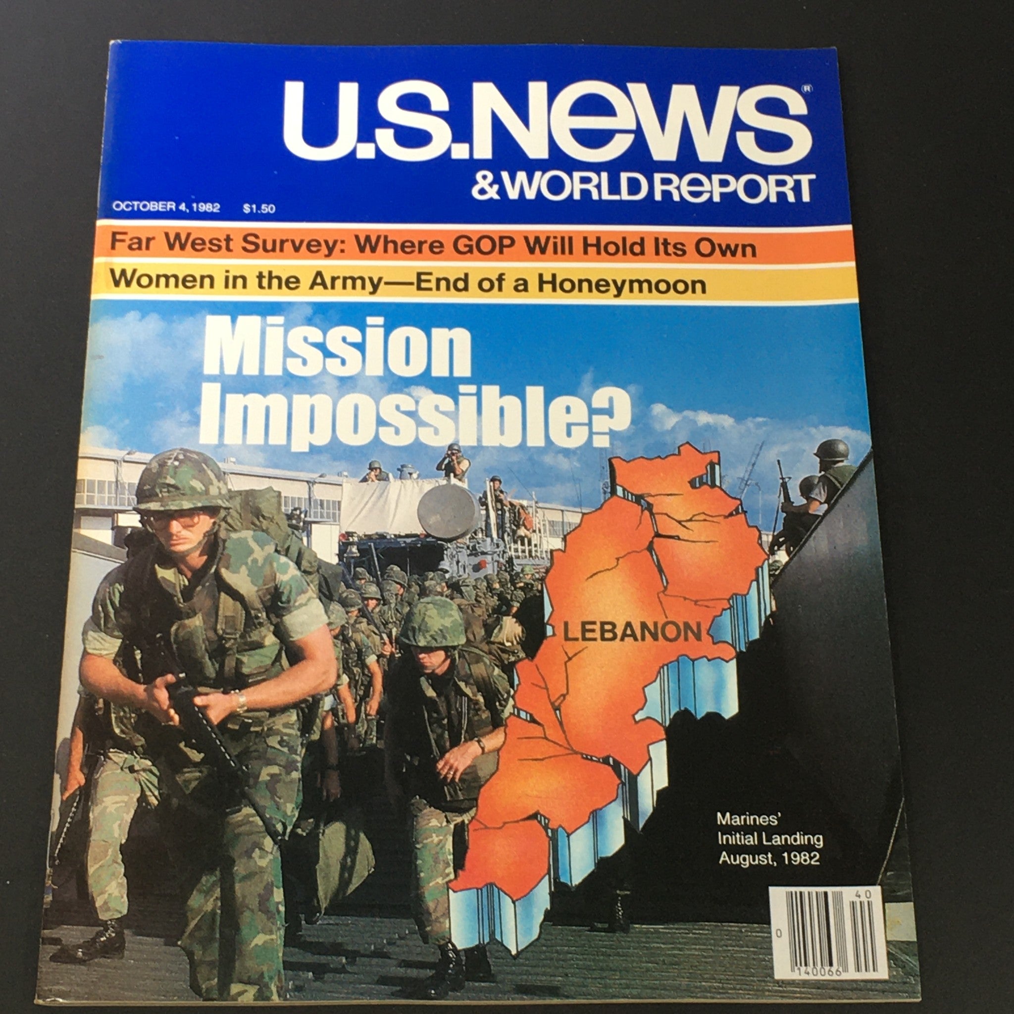 VTG US News & World Report Magazine October 4 1982 - Mission Impossible Lebanon