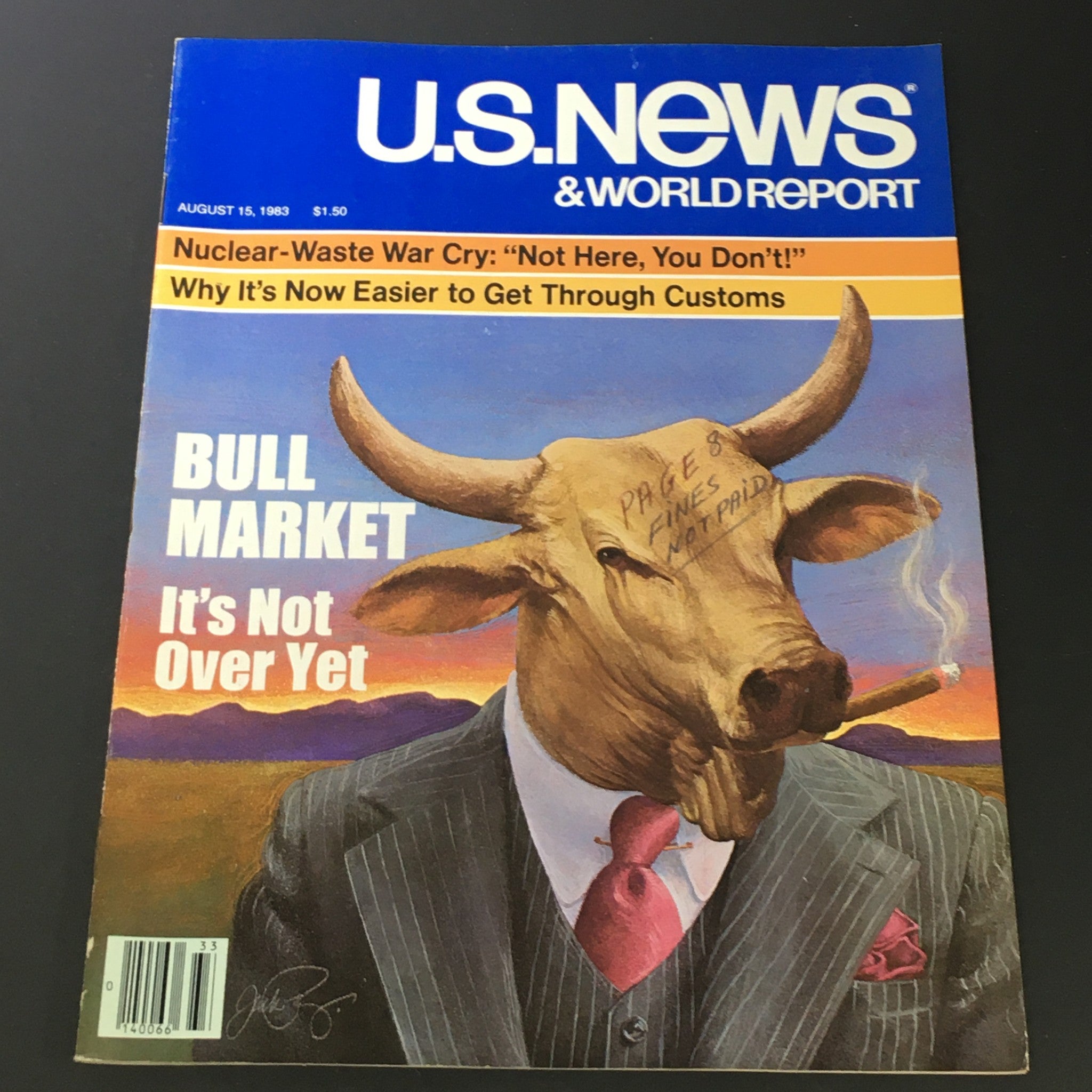 VTG US News & World Report Magazine August 15 1983 - Bull Market Not Over Yet