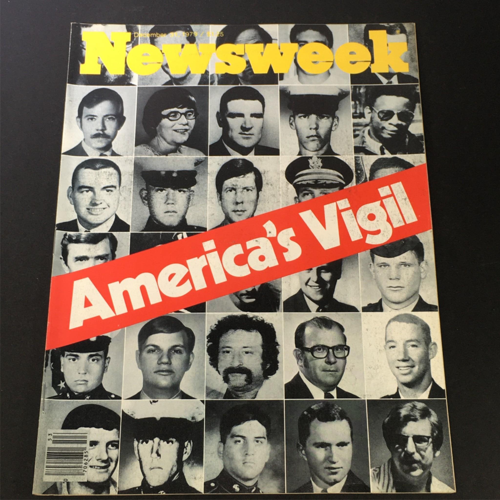 VTG Newsweek Magazine December 31 1979 - Photos of America's Vigil / Newsstand