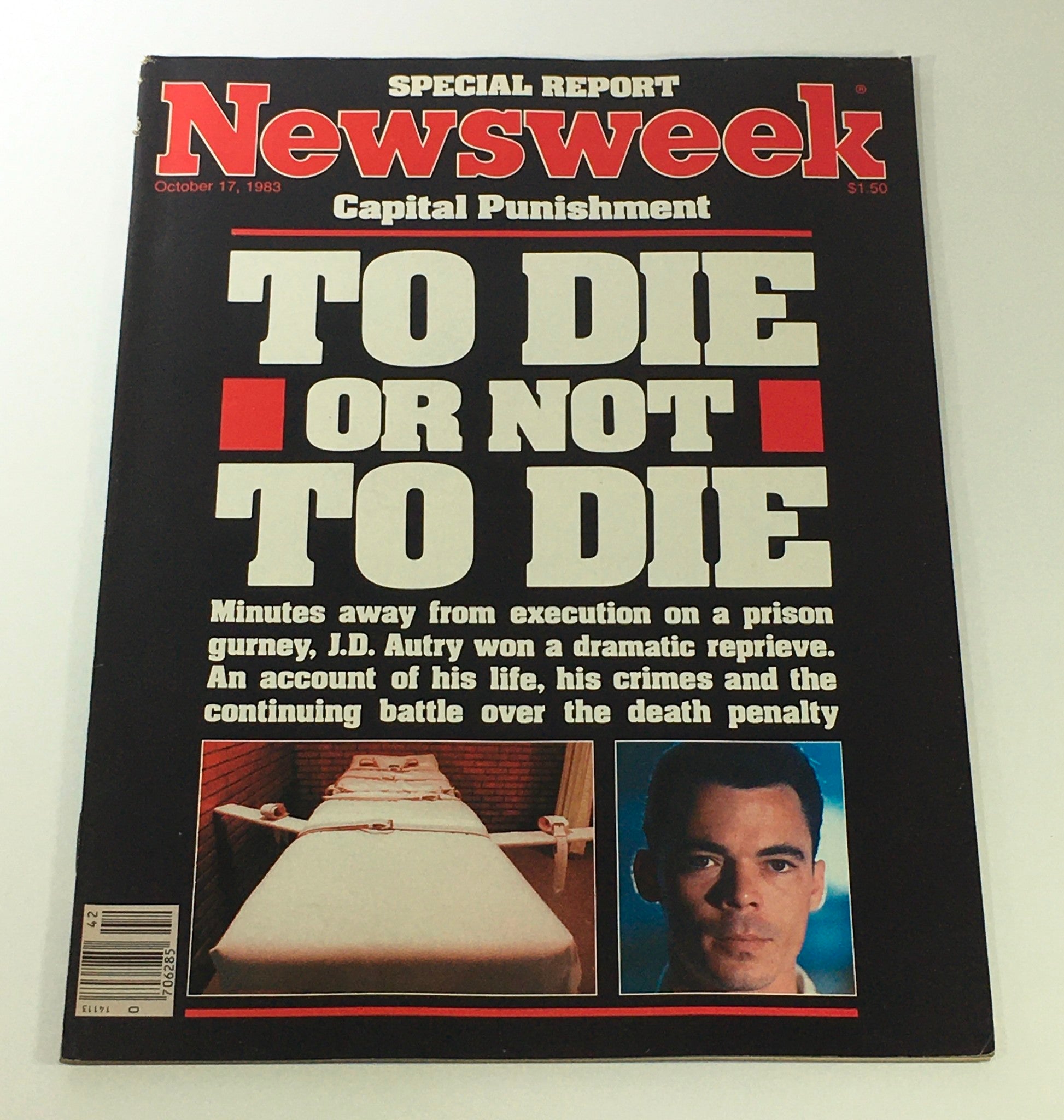 VTG Newsweek Magazine October 17 1983 - J.D. Autry Won Dramatic Reprieve