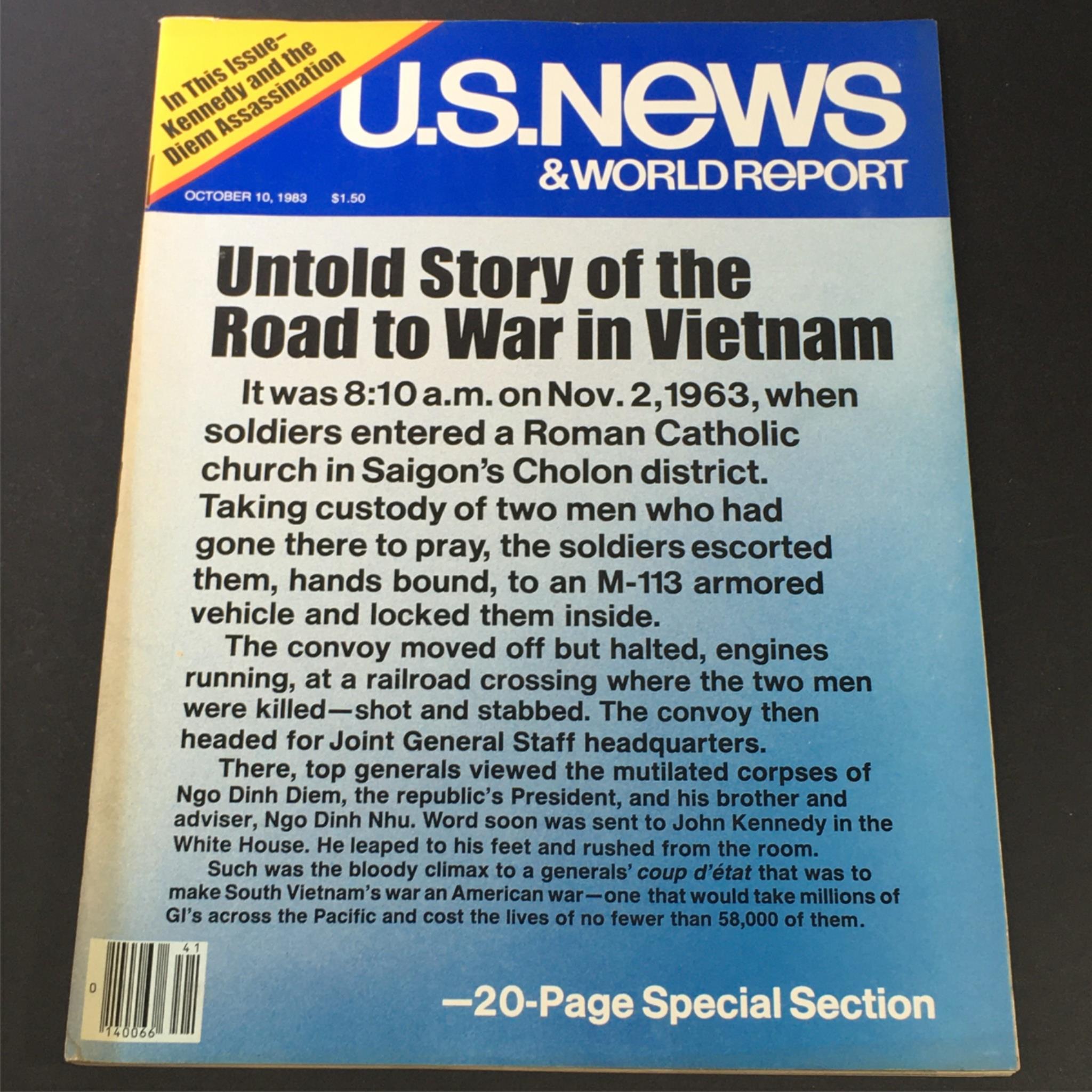 VTG US News & World Report Magazine October 10 1983 - Untold Story Vietnam War