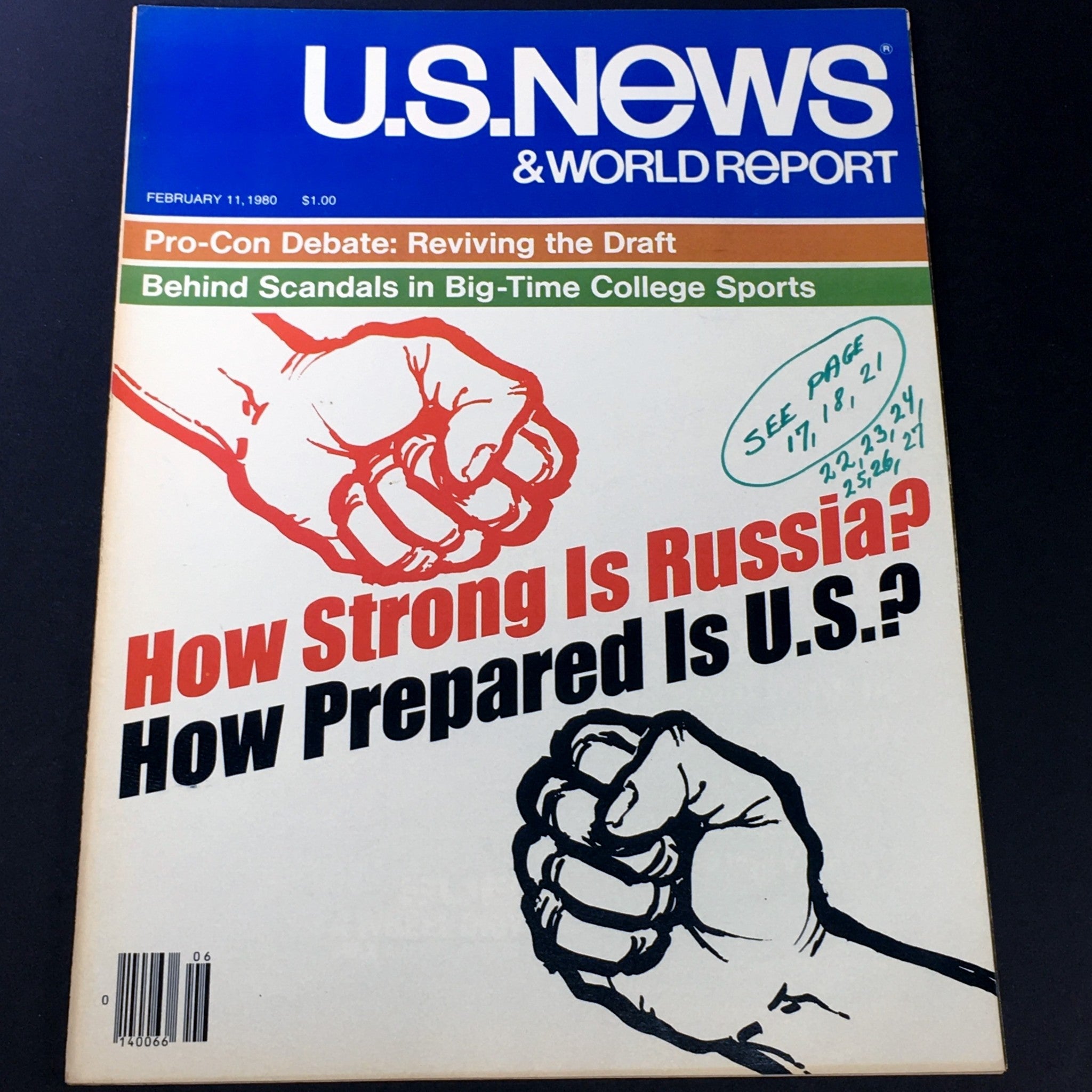 VTG US News & World Report Magazine February 11 1980 - How Prepared is U.S.?