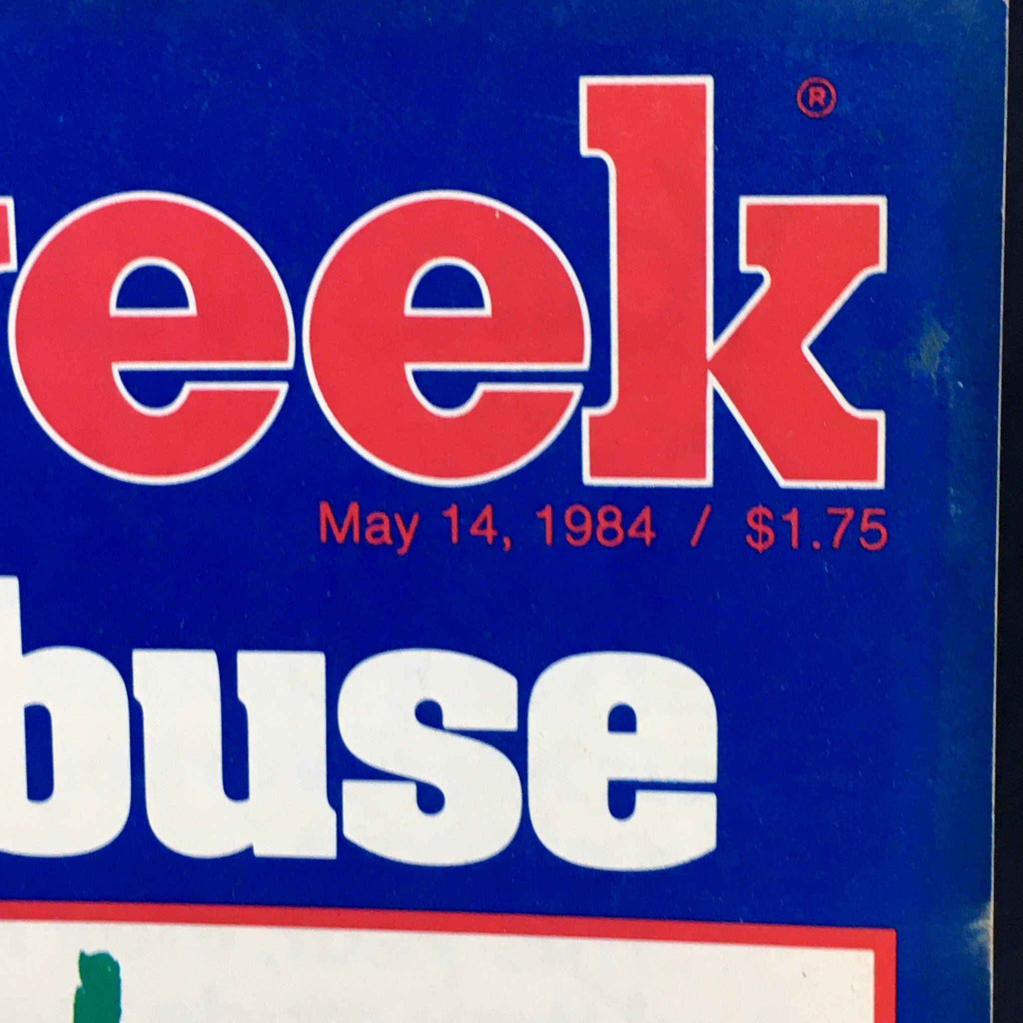 VTG Newsweek Magazine May 14 1984 - Growing Outcry Over Child Molesting