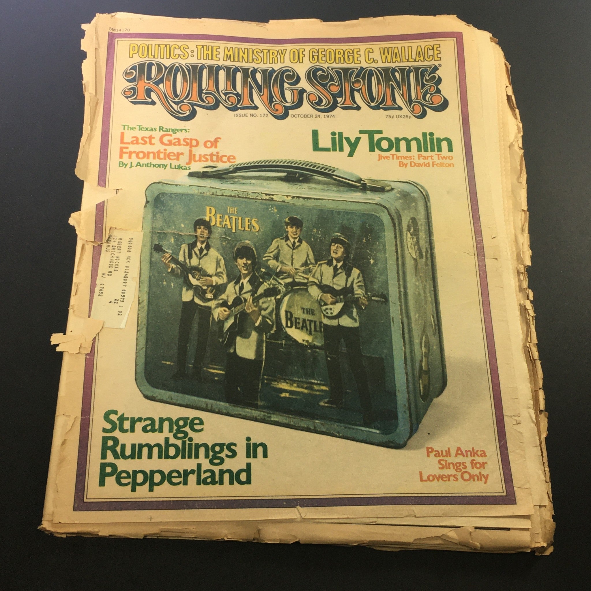 VTG Rolling Stone Magazine October 24 1974 - The Beatles / Lily Tomlin