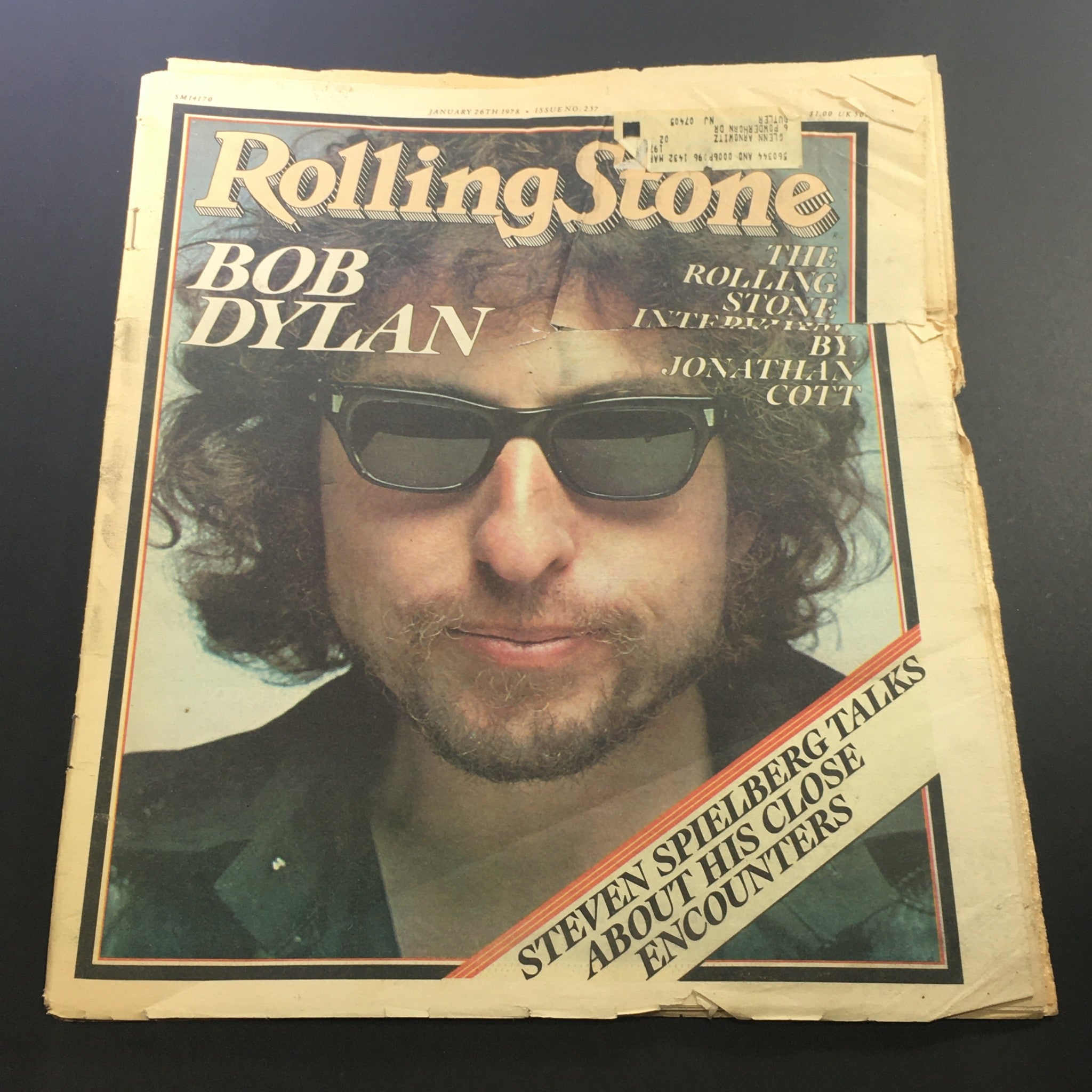 VTG Rolling Stone Magazine January 26 1978 - Bob Dylan / Steven Spielberg