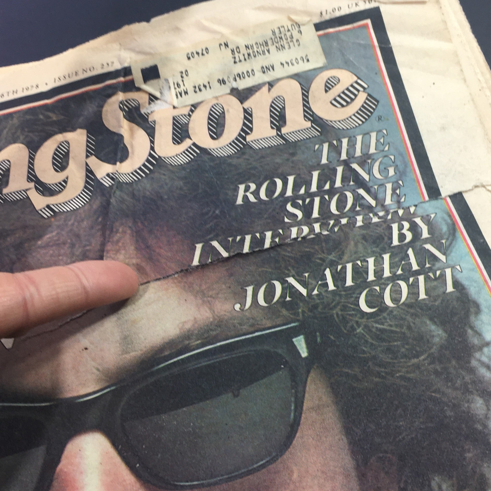 VTG Rolling Stone Magazine January 26 1978 - Bob Dylan / Steven Spielberg