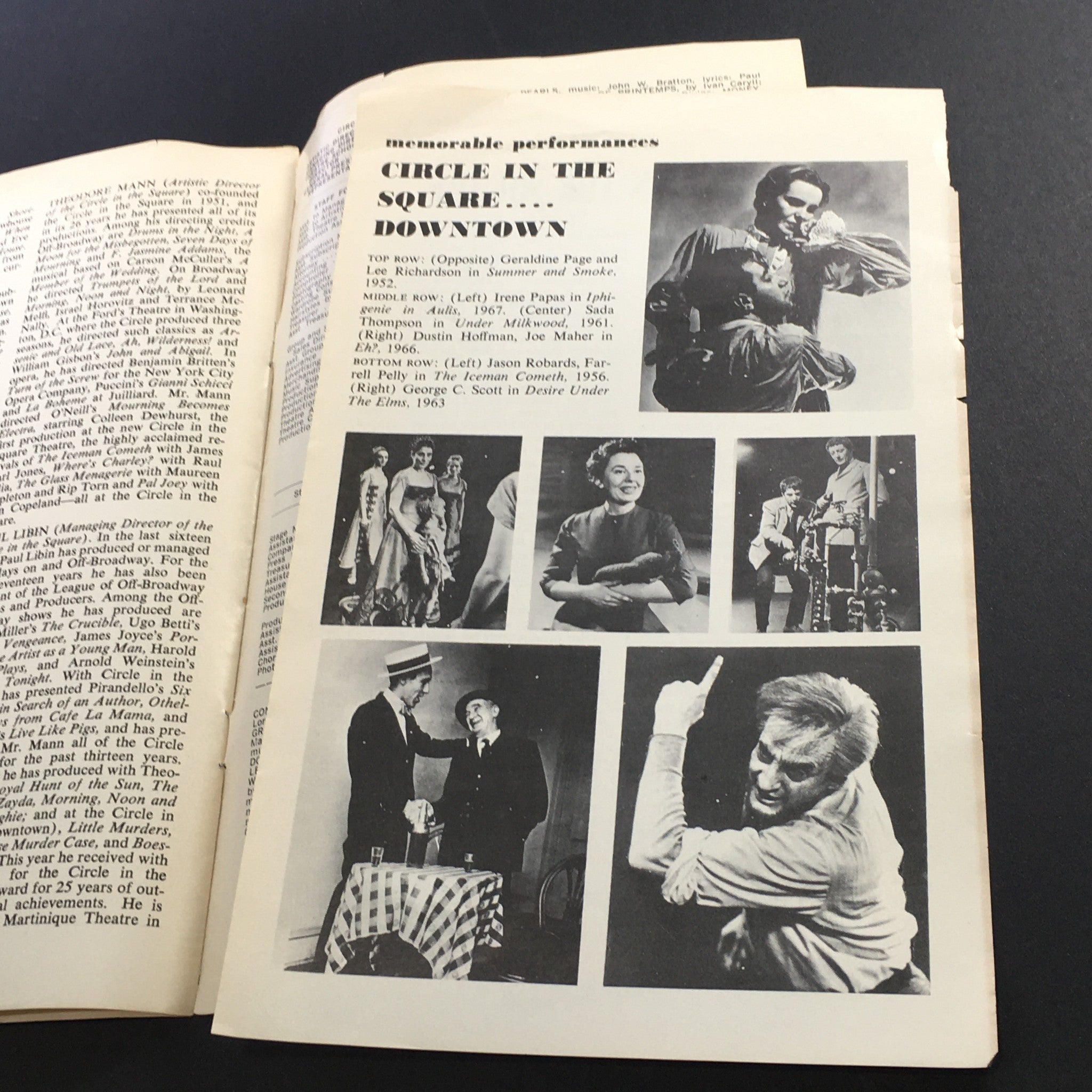 VTG 1894-1905 Circle in the Square The Club by Eve Merriam Directed by T. Tune