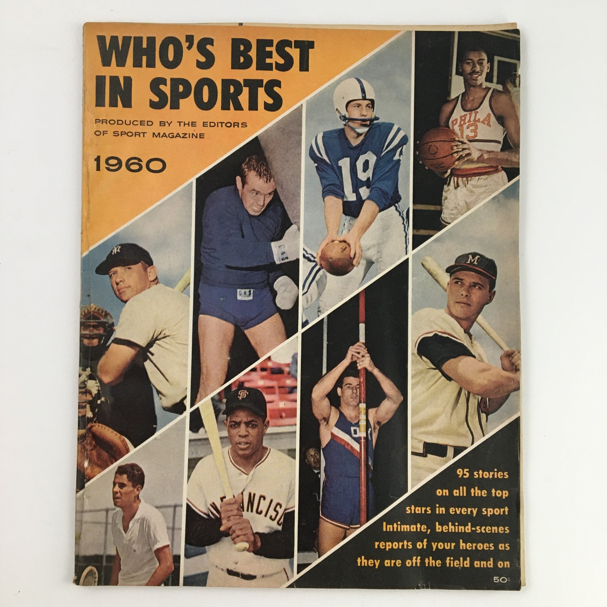 Who's Best In Sports Magazine 1960 Hank Aaron, Bob Allison & Al Lopez, No Label