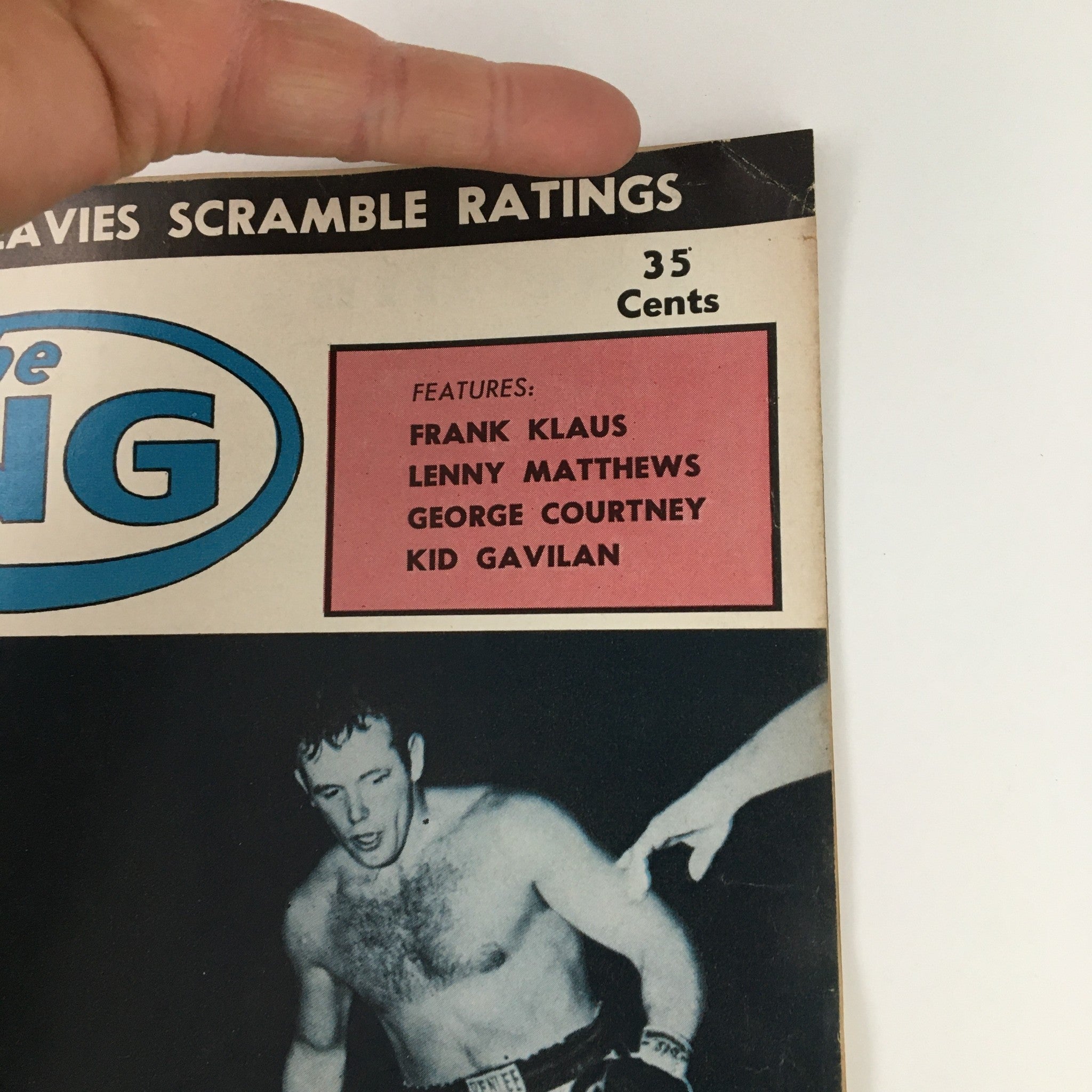 The Ring Boxing Magazine December 1958 Lew Jenkins & Ingemar Johansson, No Label