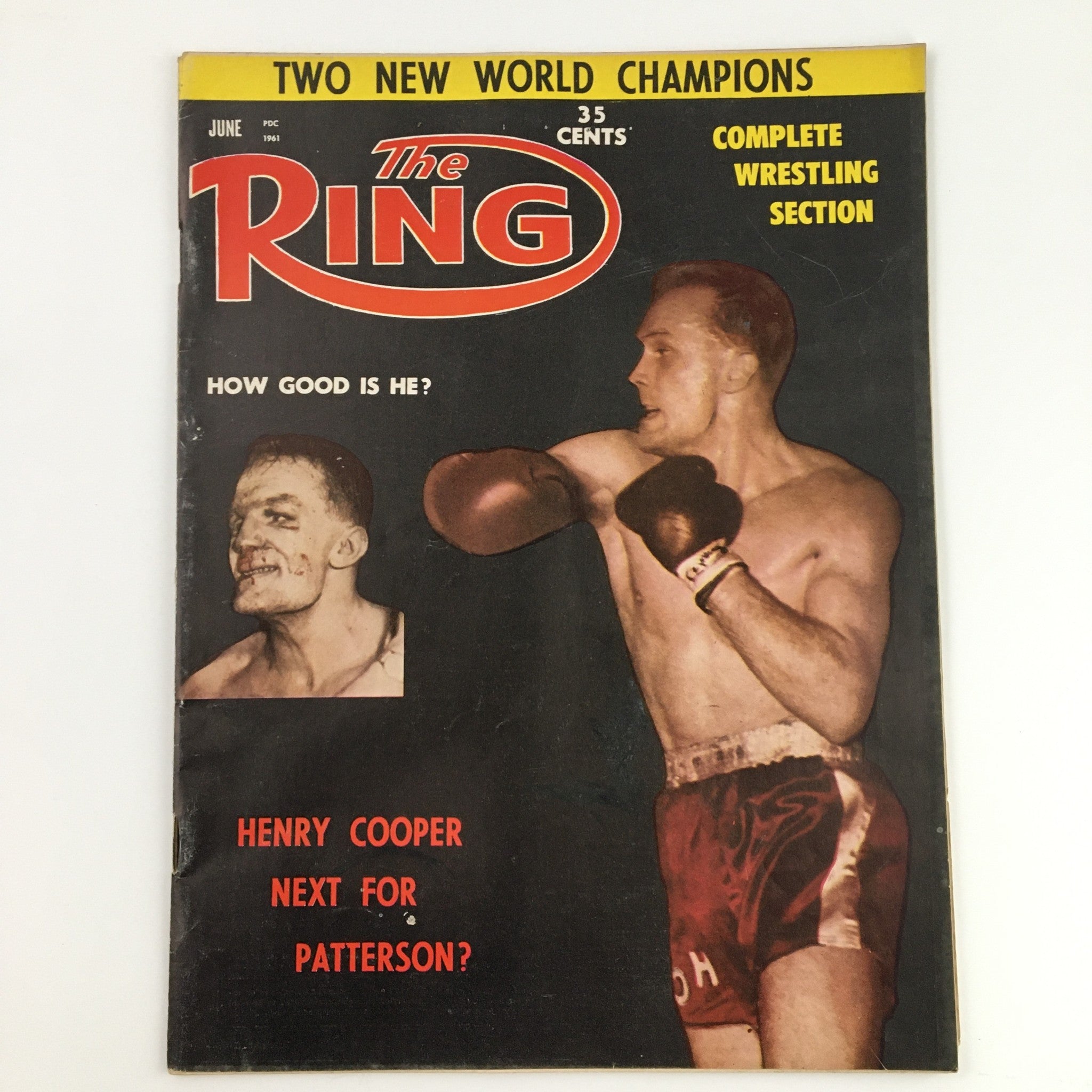 The Ring Boxing Magazine June 1961 Henry Cooper Next For Patterson, No Label