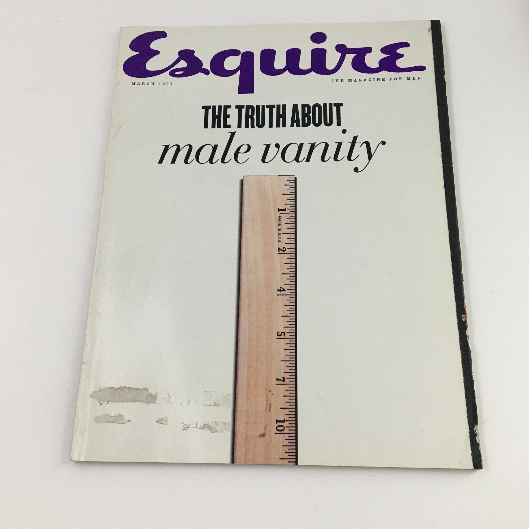 Esquire Magazine March 1997 The Truth About Male Vanity & Richard Petty Last Lap