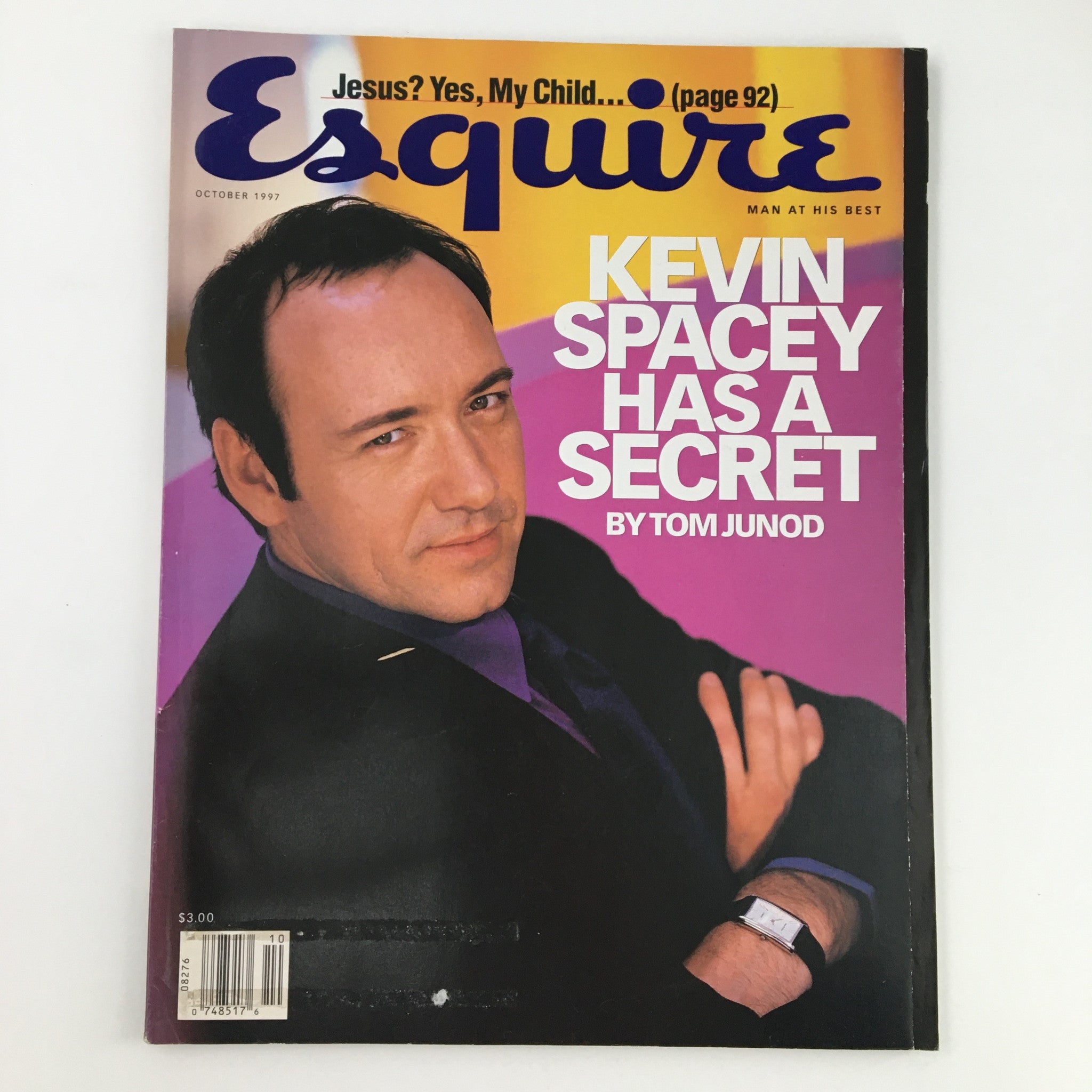 Esquire Magazine October 1997 Kevin Spacey Has A Secret & Actress Robin Tunney