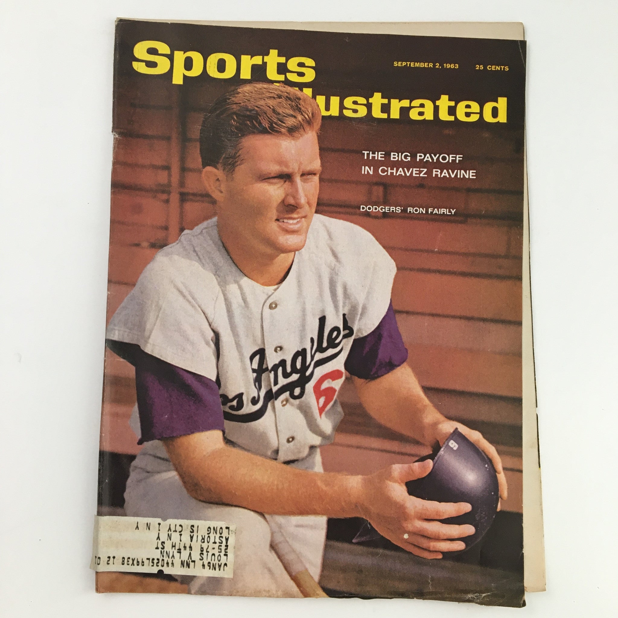 Sports Illustrated Magazine September 2 1963 Chavez Ravine & Dodger's Ron Fairly