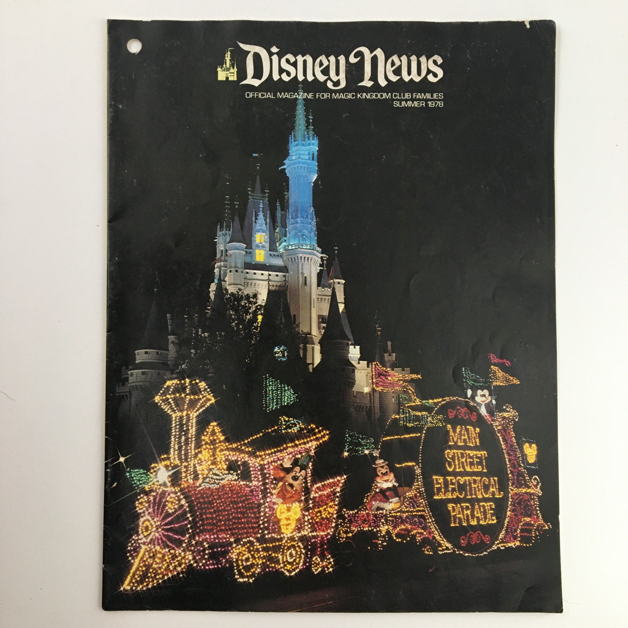 Disney News Magazine Summer 1978 Dazzling Main Street Electrical Parade No Label