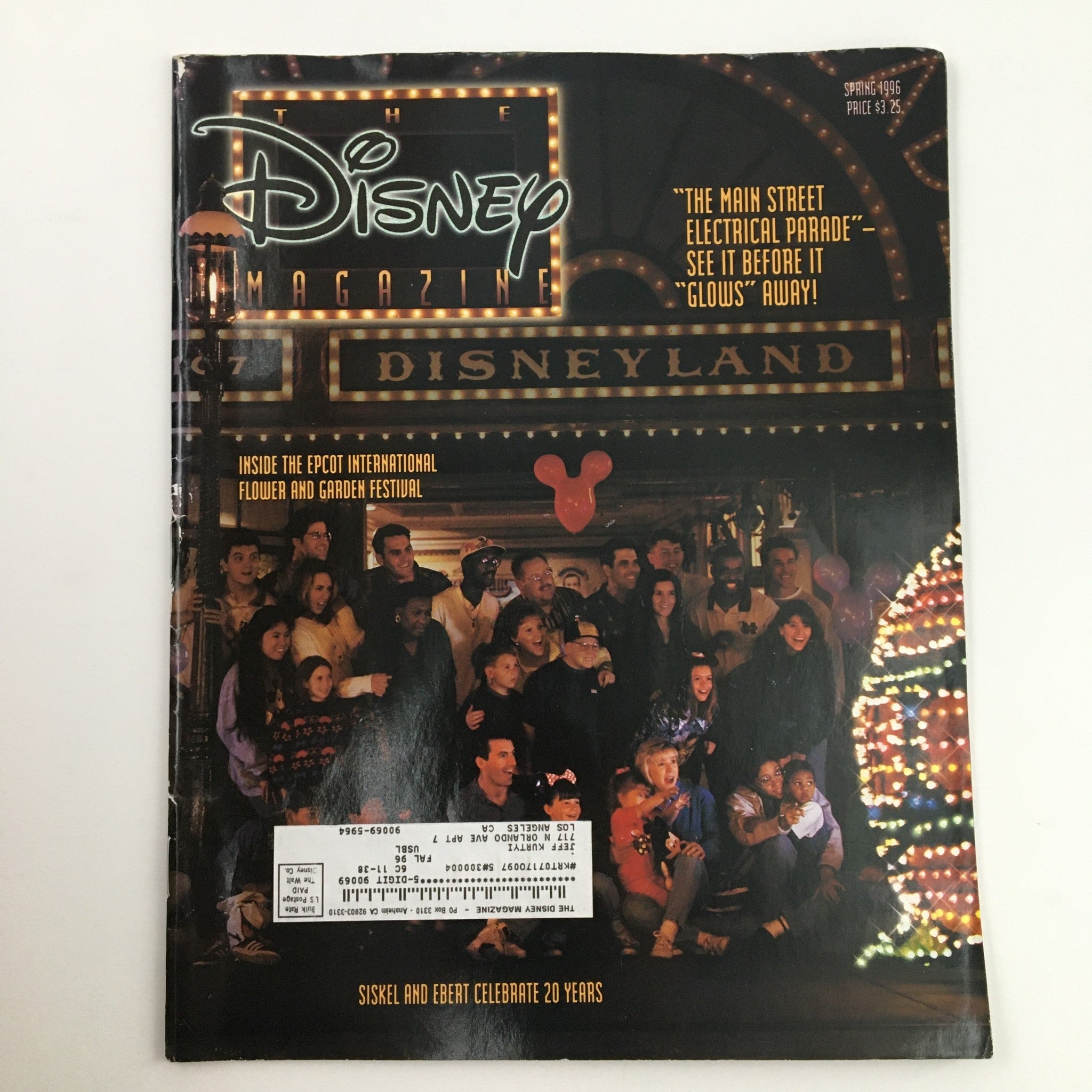 Disney Magazine Spring 1996 The Epcot International Flower and Garden Festival