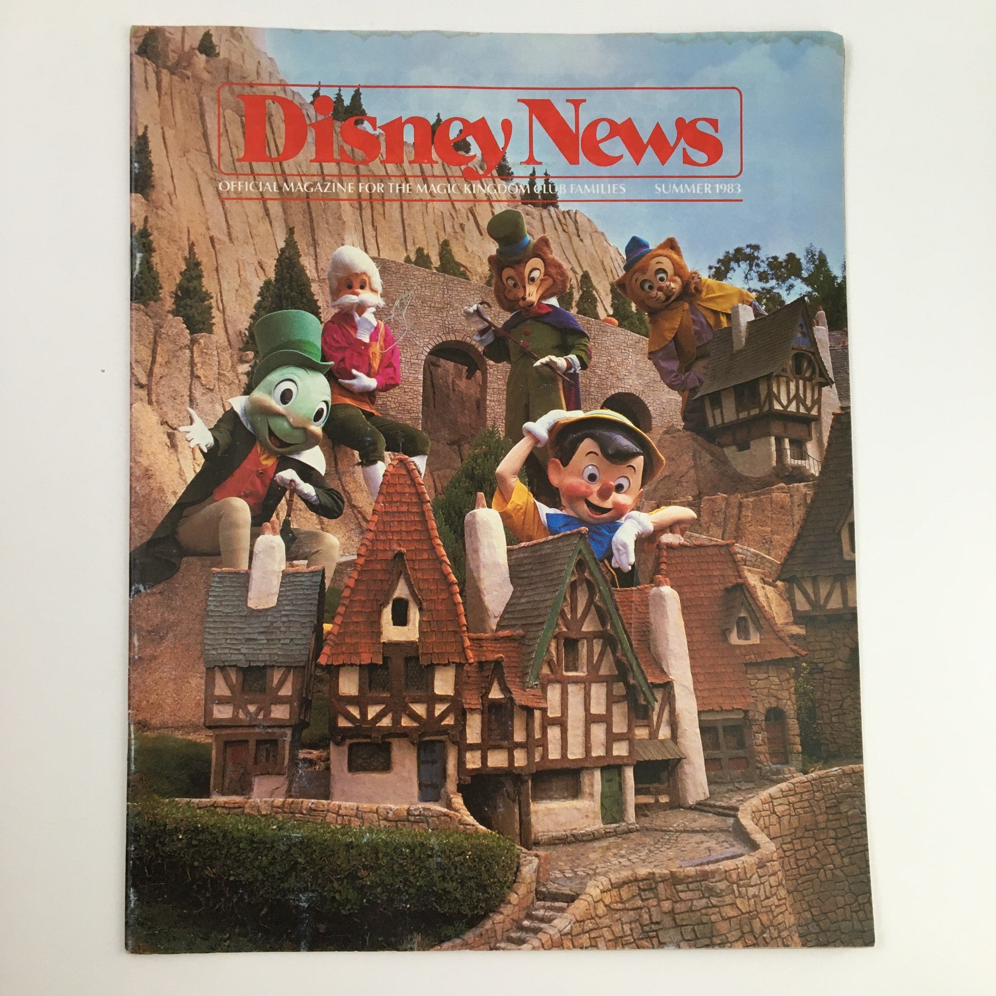 Disney News Magazine Summer 1983 Pinocchio & Friends Celebrate New Fantasyland