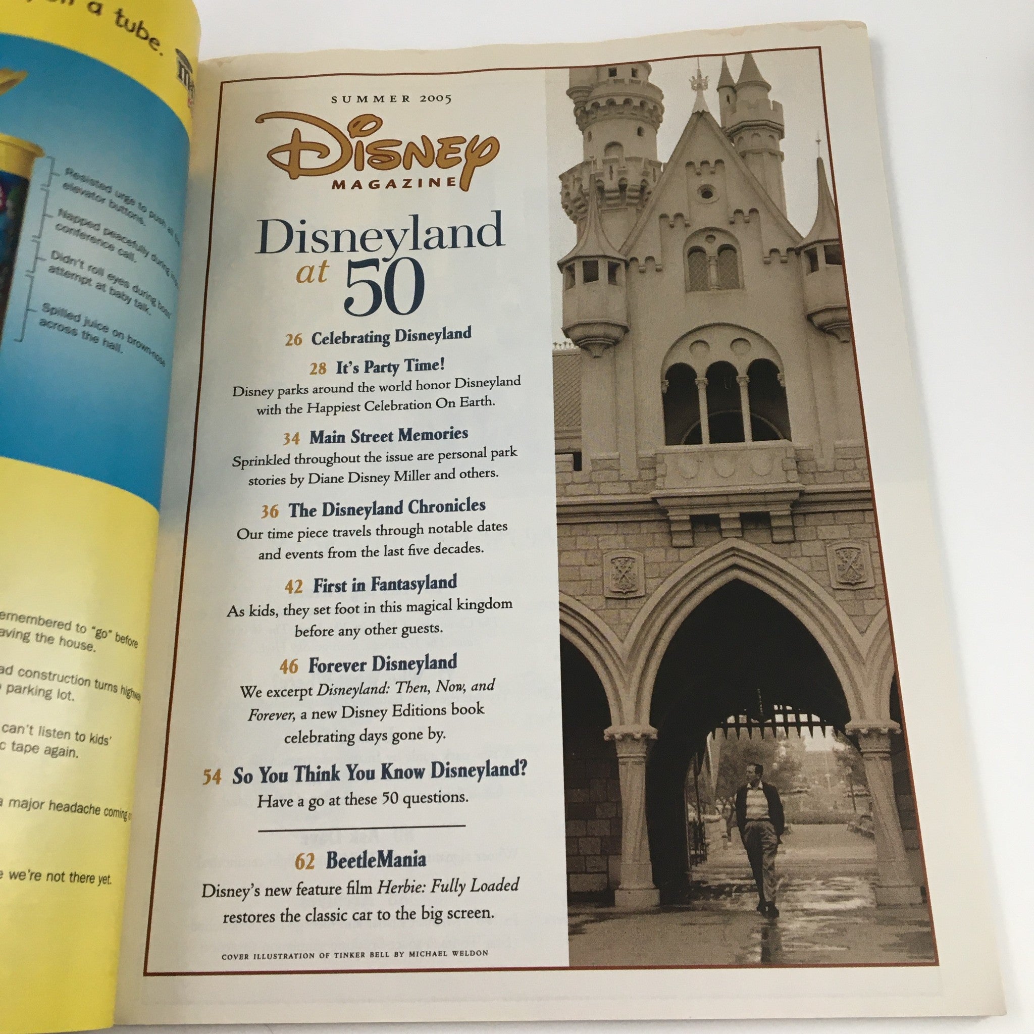 Disney Magazine Summer 2005 The Disneyland Chronicles & BeetleMania, No Label