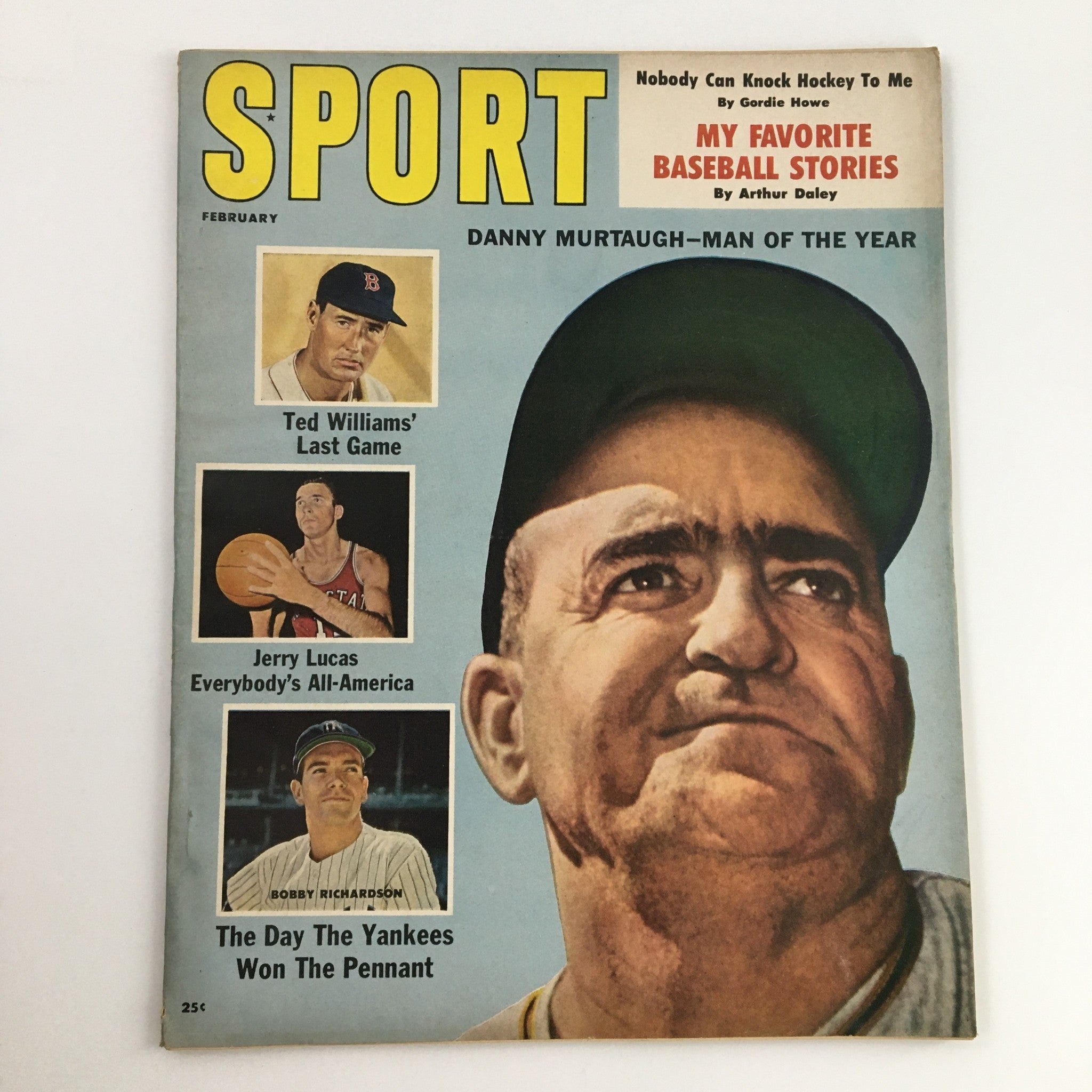 Sport Magazine February 1961 Danny Murtaugh, Jerry Lucas & Ted Williams No Label