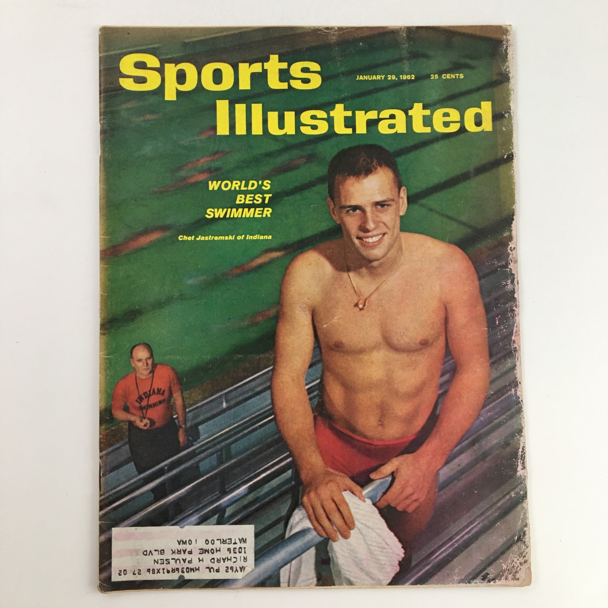 Sports Illustrated Magazine January 29 1962 Chet Jastremski of Indiana