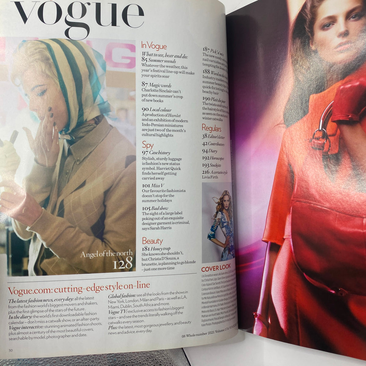 Magazine 2008 Grab the August 2008 Vogue with Lily!