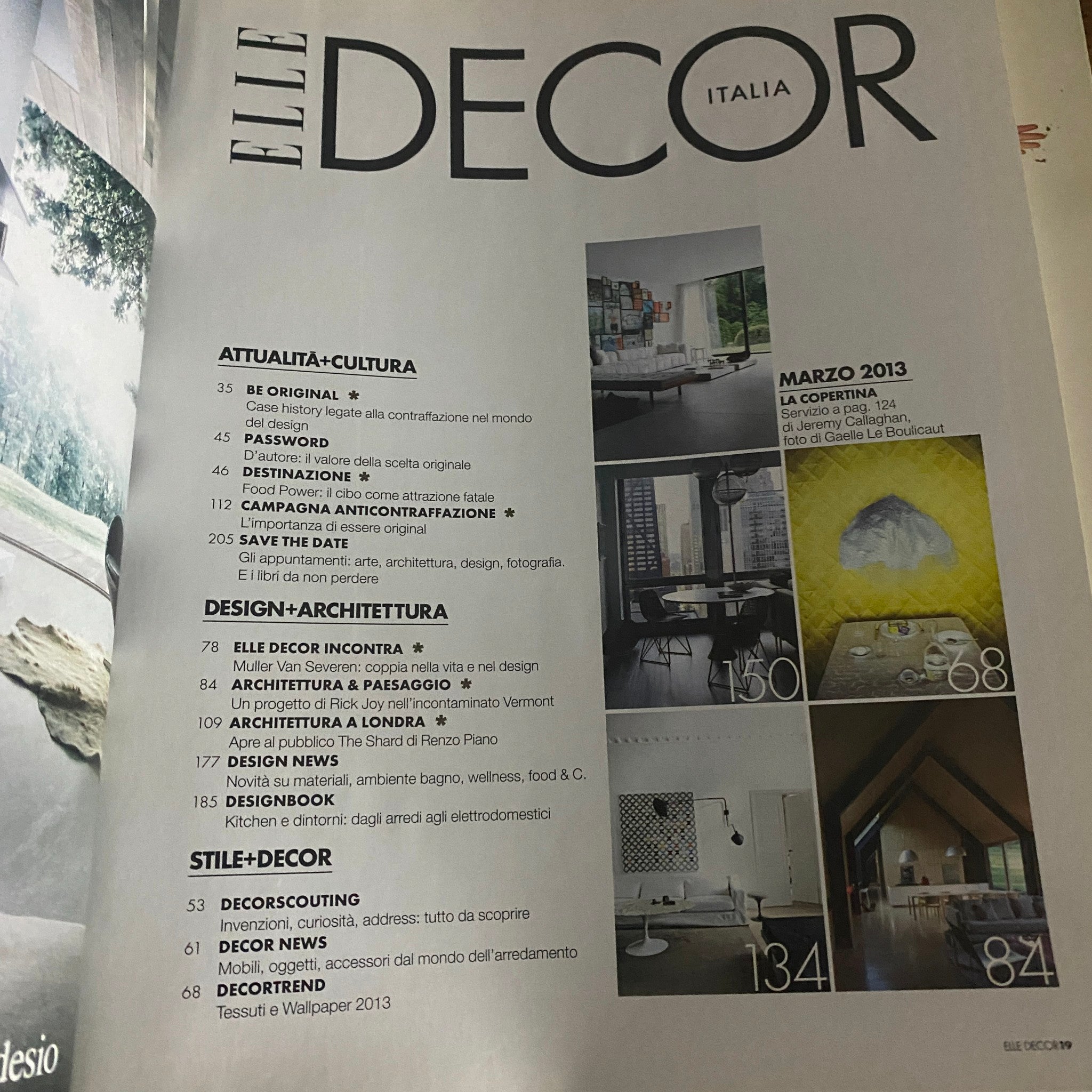 Elle Decor Italia Magazine March 2013 Urban Style No Label VG