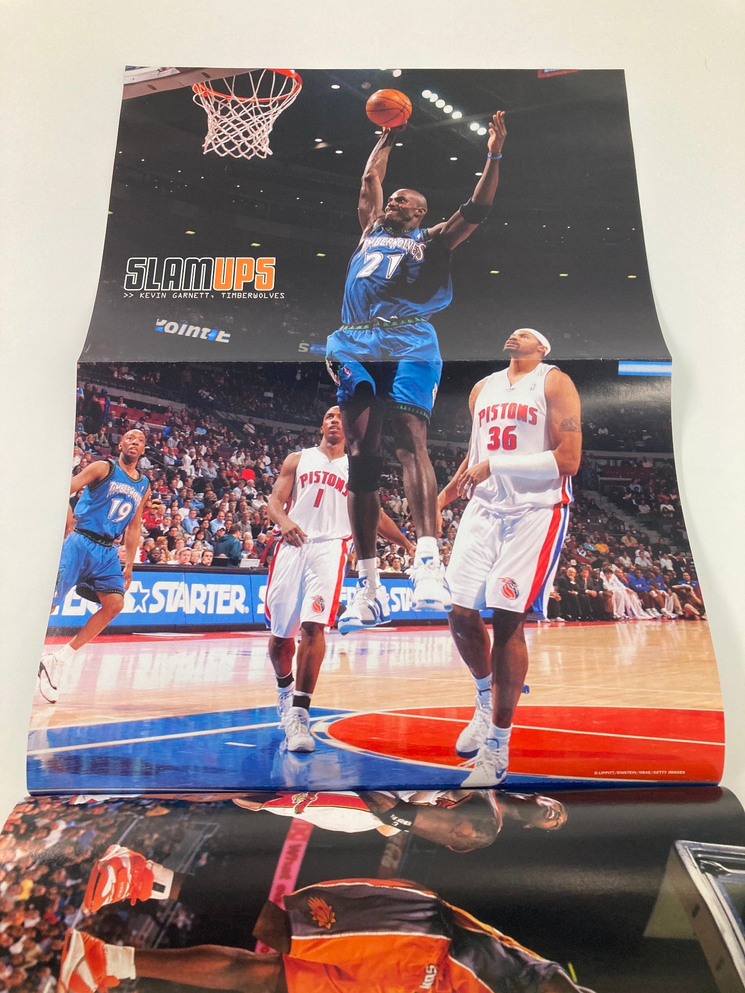 Slam Magazine March 2005 Phoenix Suns Amar'e Stoudemire w Poster No Label VG