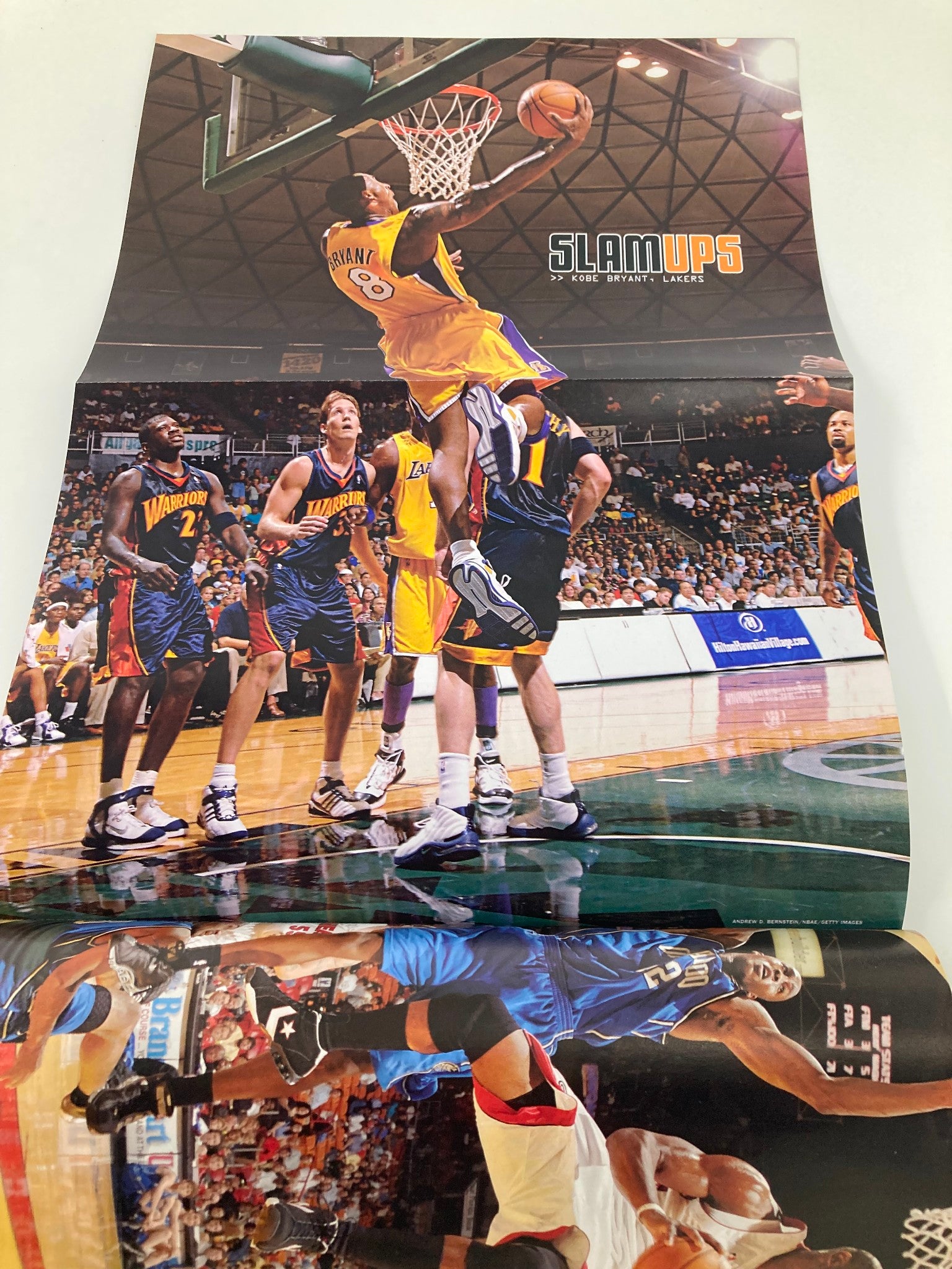 Slam Magazine February 2006 Dwyane Wade, Shaquille O'Neal w Poster No Label