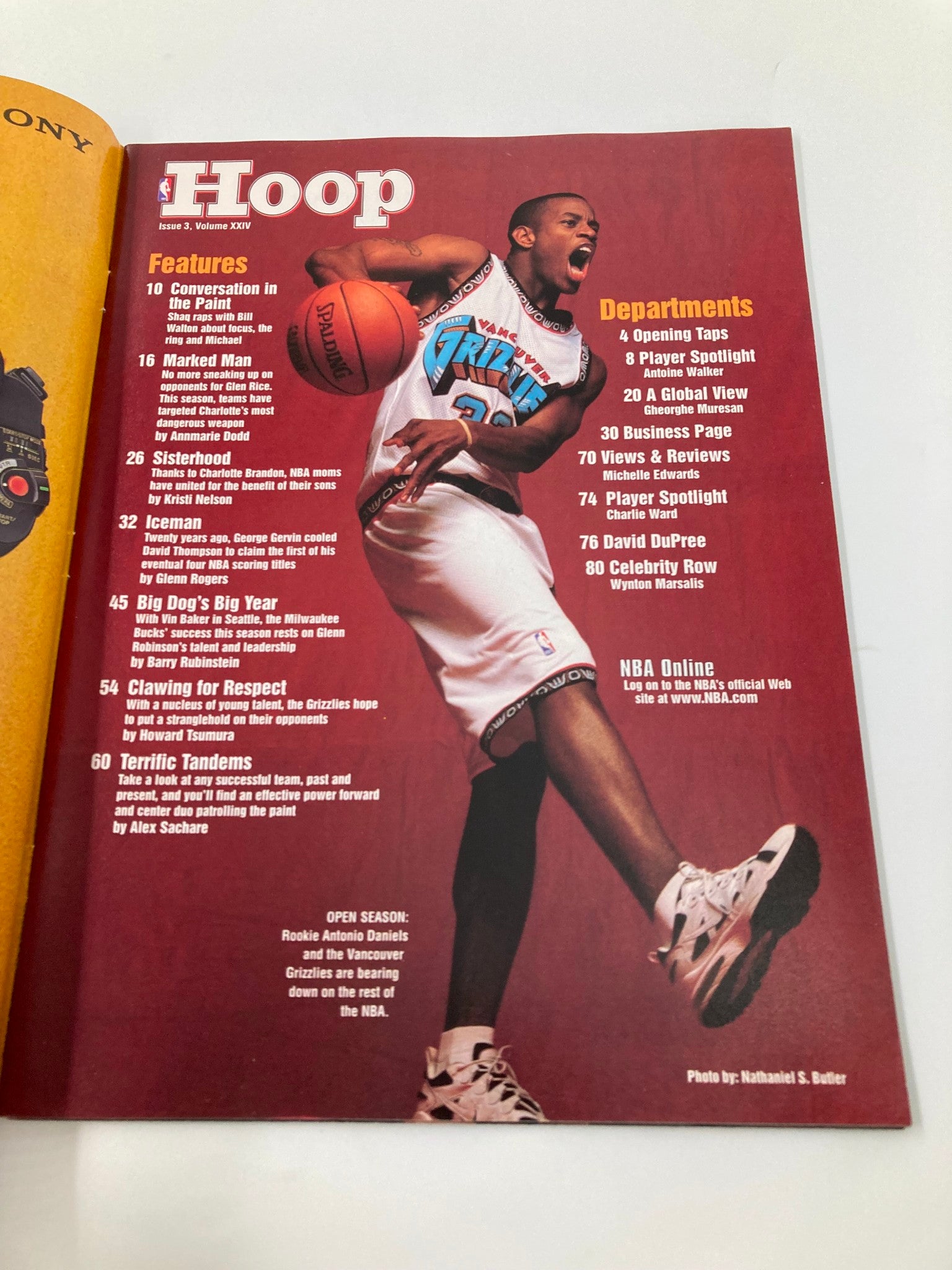 NBA Hoop Magazine Issue 3 Vol. 24 Chicago Bulls Michael Jordan No Label