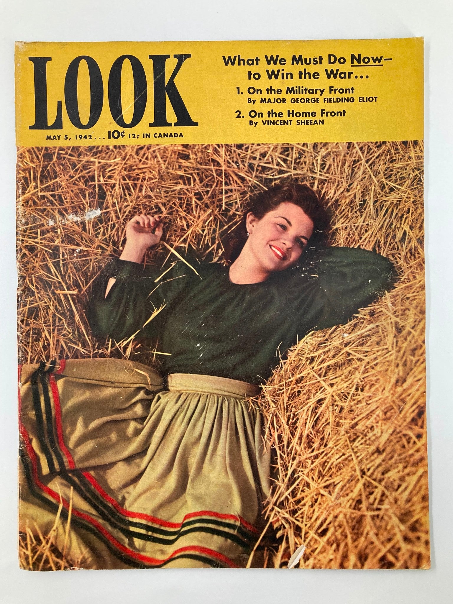 VTG Look Magazine May 5 1942 Phyllis Forbes Model for Paul Hesse Studio No Label