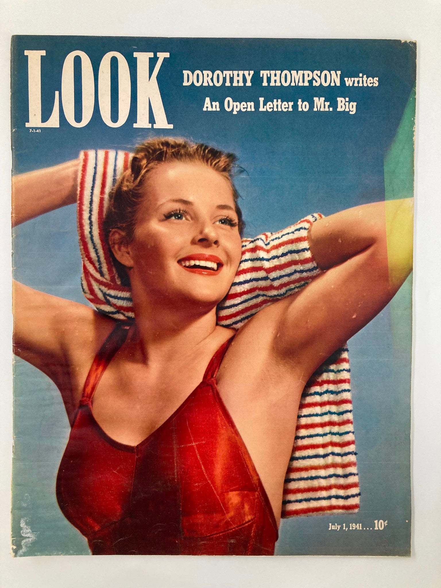 VTG Look Magazine July 1 1941 Photograph of Florence Lundeen No Label