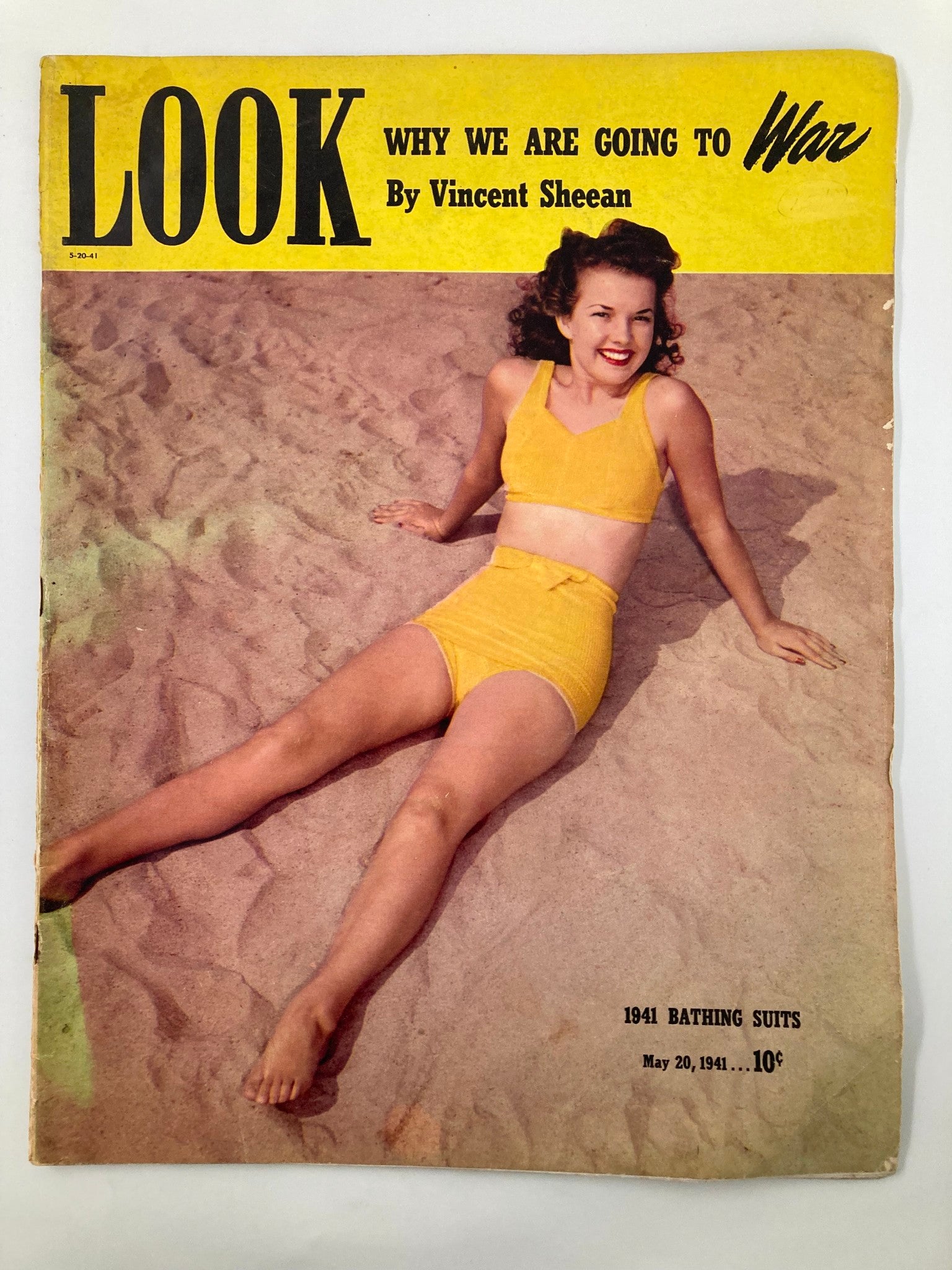 VTG Look Magazine May 20 1941 Gale Storm in A Streamlined Bathing Suit No Label