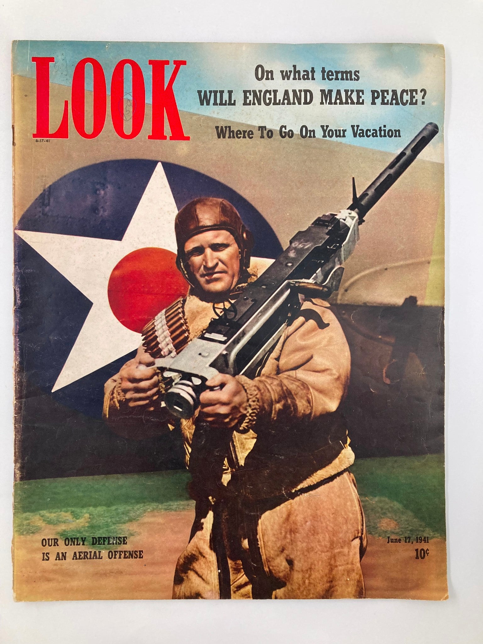 VTG Look Magazine June 17 1941 Master Sgt BB Small U.S. Army Air Corps No Label