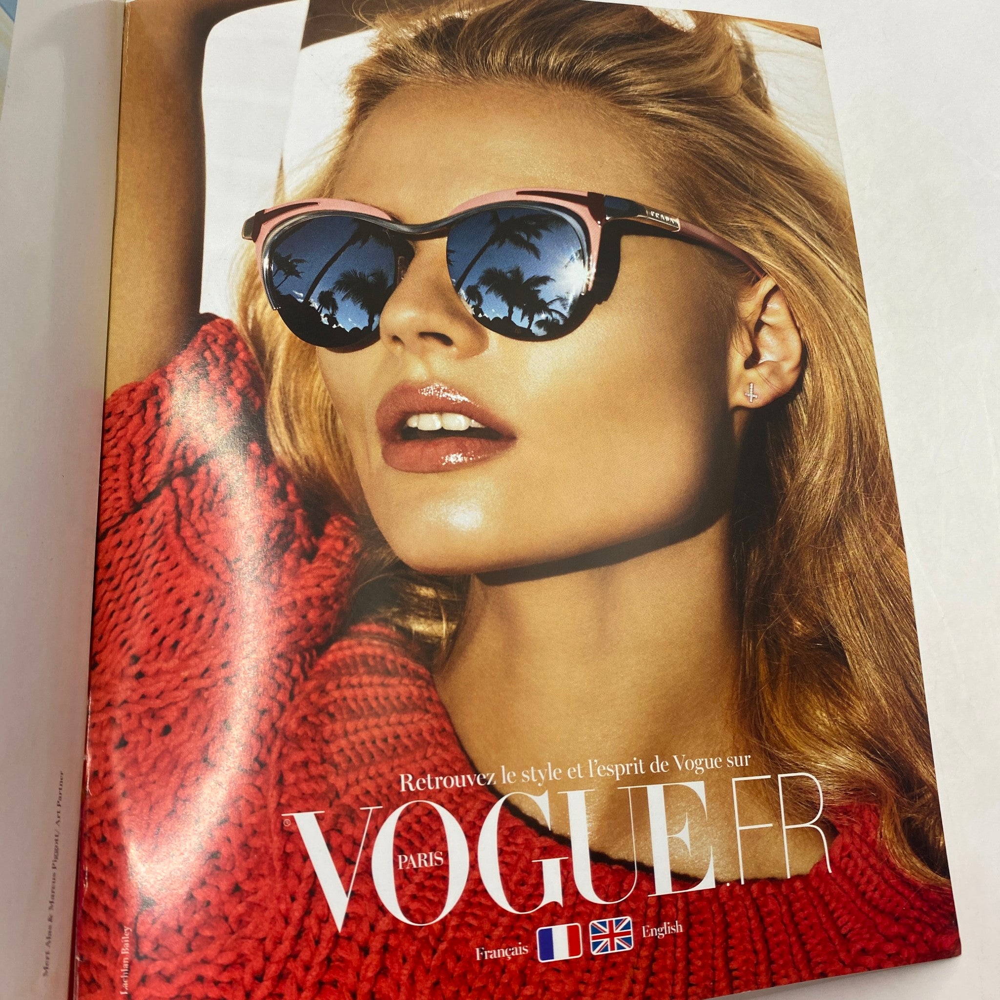 Vogue Paris Magazine Supplement June 2013 Edita Vilkeviciute Cover No Label