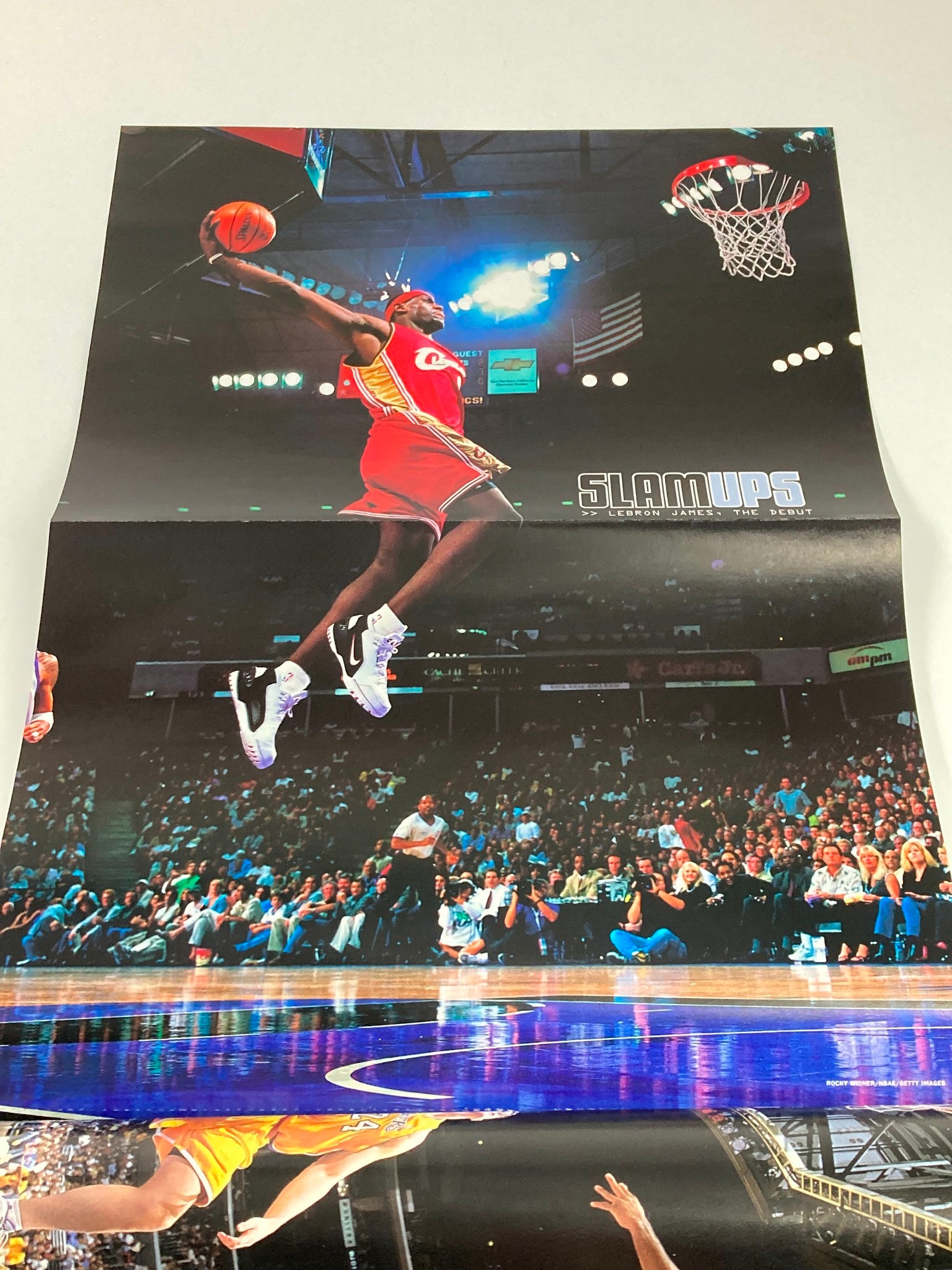 Slam Magazine February 2004 Amar'e Stoudemire, Shawn Marion w Poster No Label