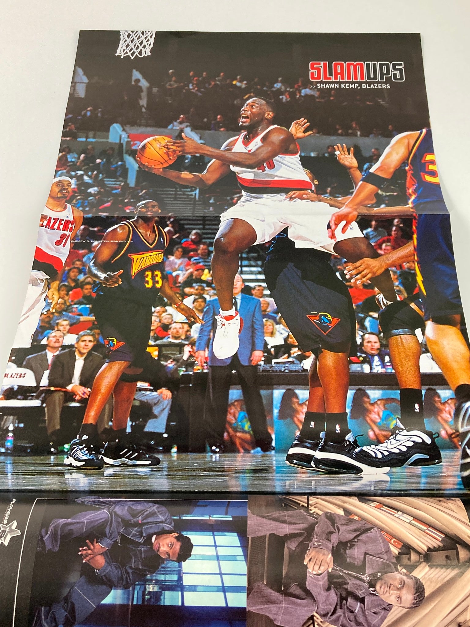 Slam Magazine February 2001 NBA Brooklyn Nets Stephon Marbury w Poster No Label