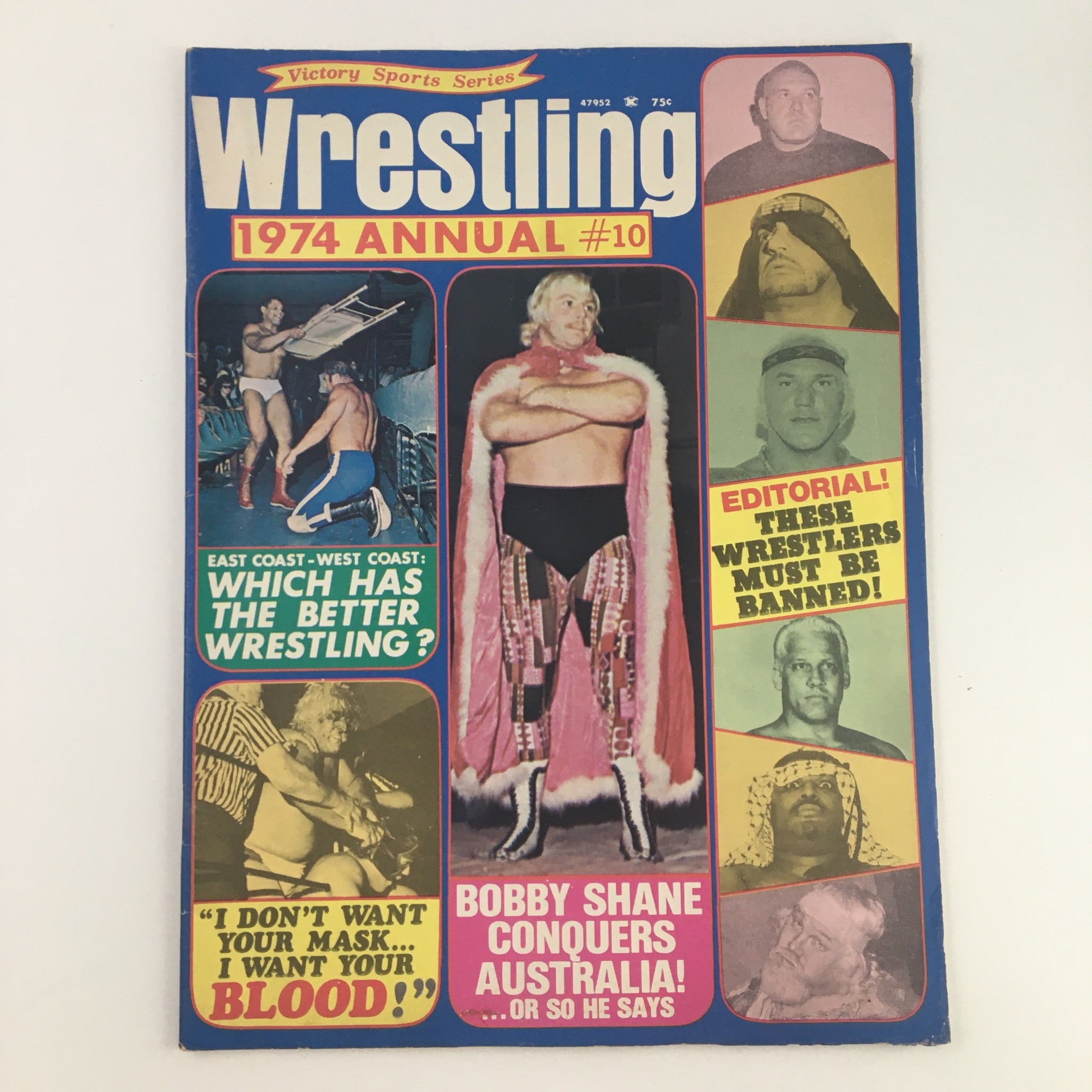 Wrestling Annual for 1974 #10 Bobby Shane & Swede Hansen, No Label