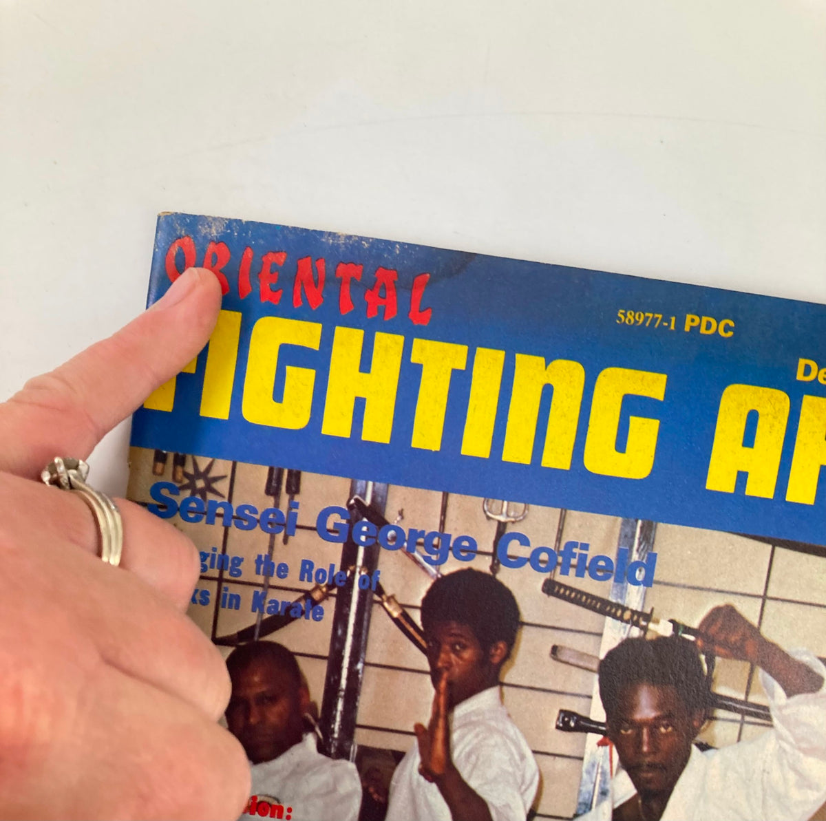 George Cofield VTG Oriental Fighting Arts Magazine 1974
