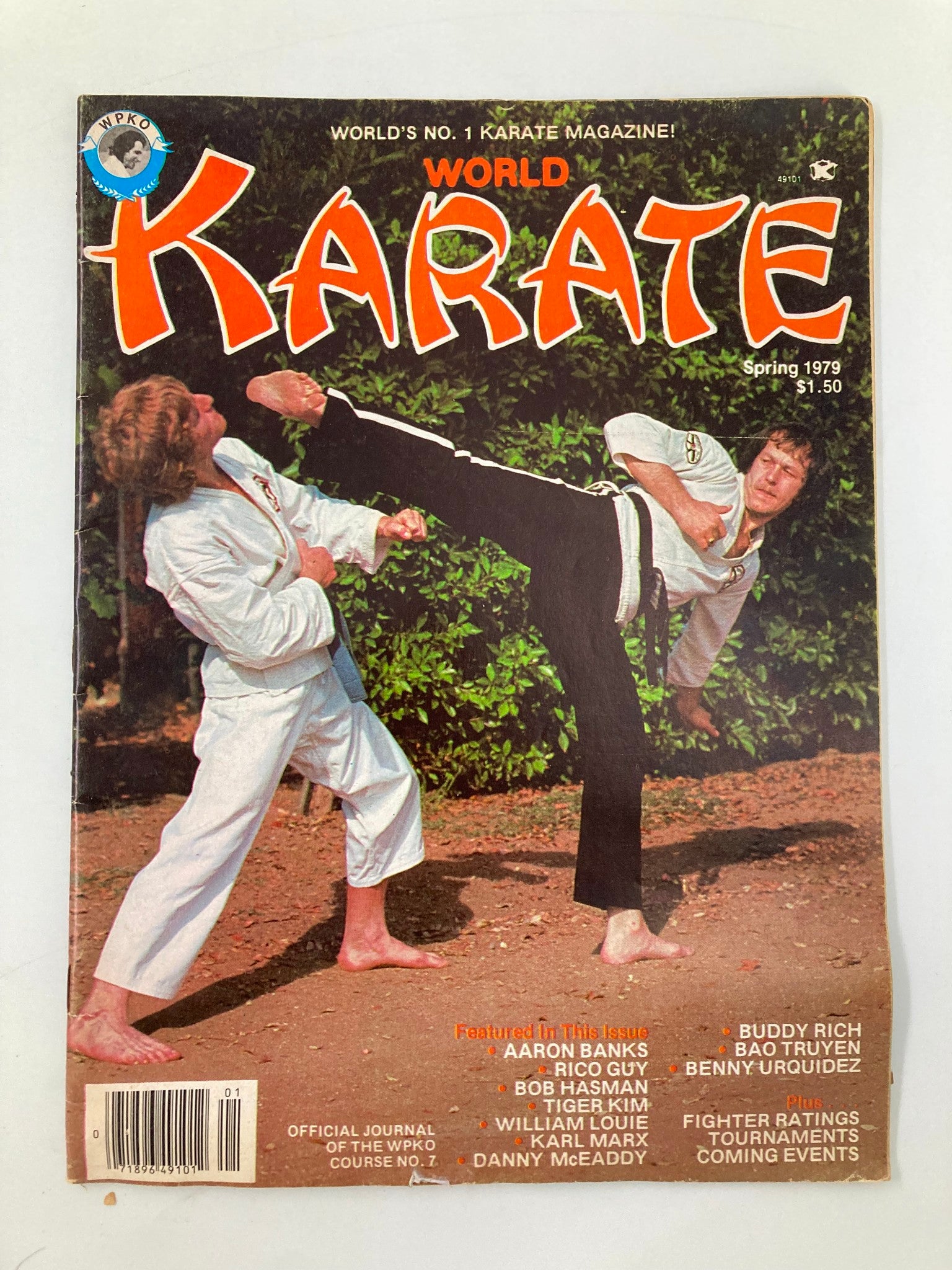 VTG World Karate Magazine Spring 1979 Buddy Rich, Bao Truyen No Label