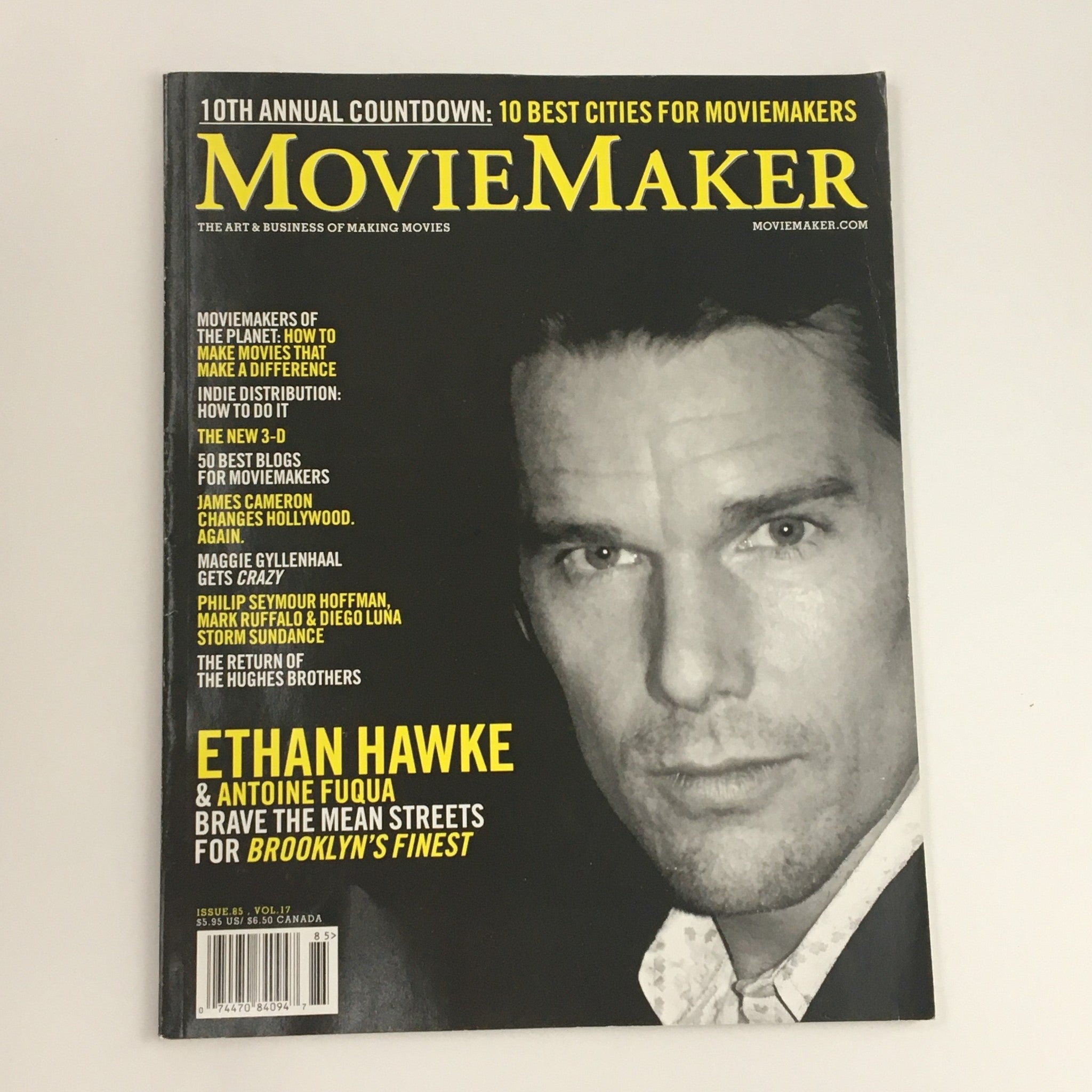 Movie Maker Magazine Winter 2010 Ethan Hawke & Antoine Fuqua, No Label