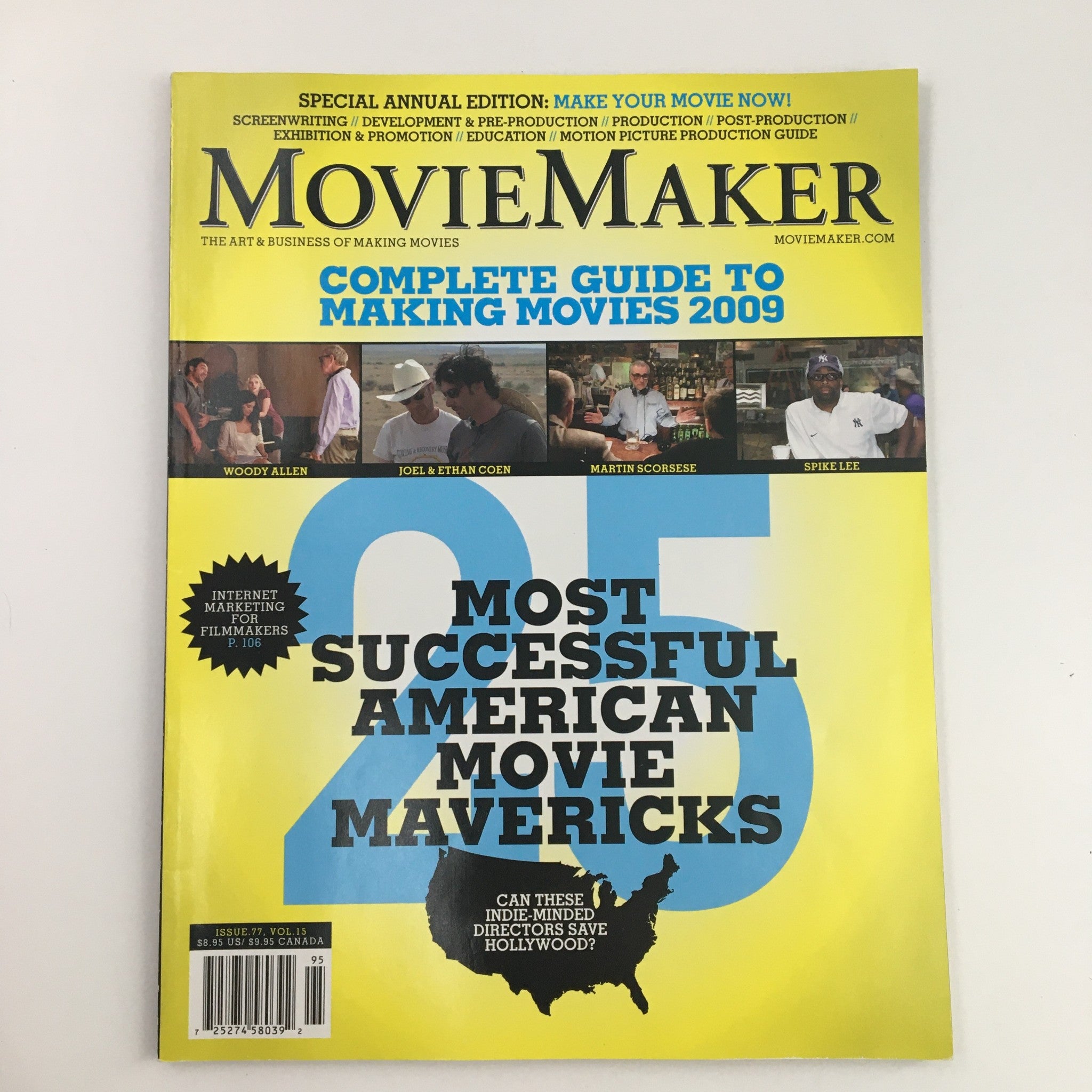 Movie Maker Magazine Complete Guide To Making Movies of Year 2009, No Label VG