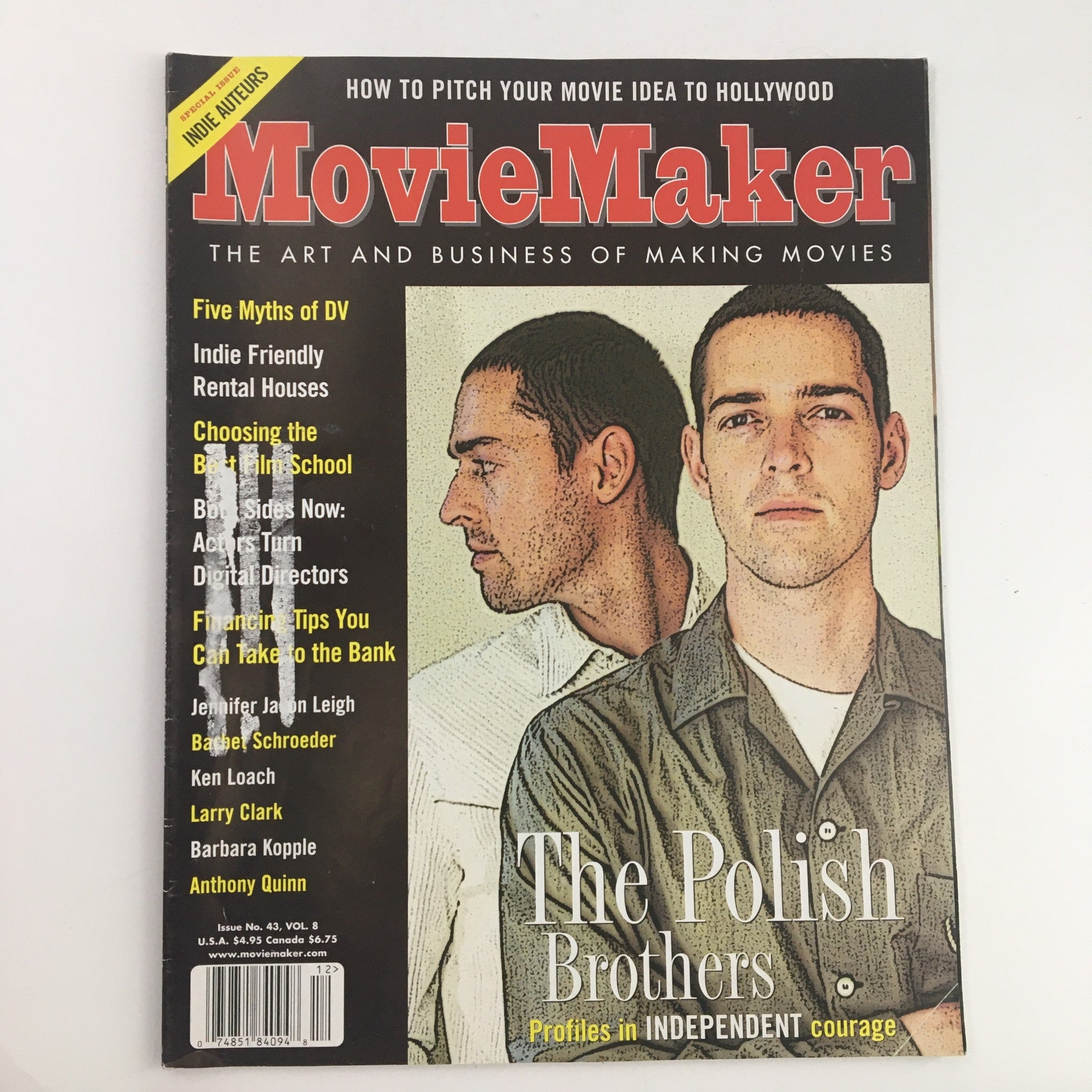 Movie Maker Magazine Summer 2001 Screenwriters Mark Polish and Michael Polish