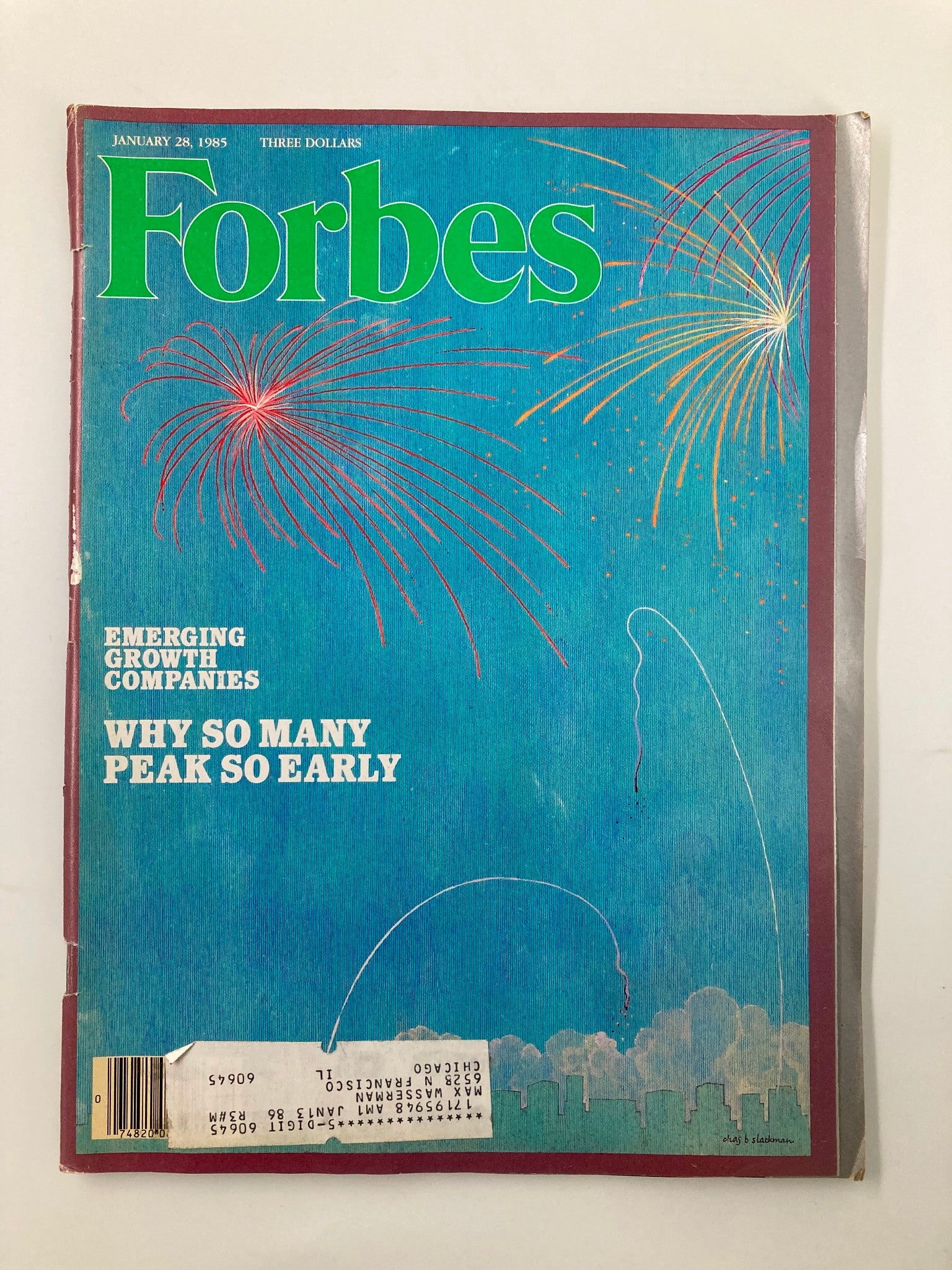 VTG Forbes Magazine January 28 1985 Growth Companies Why So Many Peak So Early