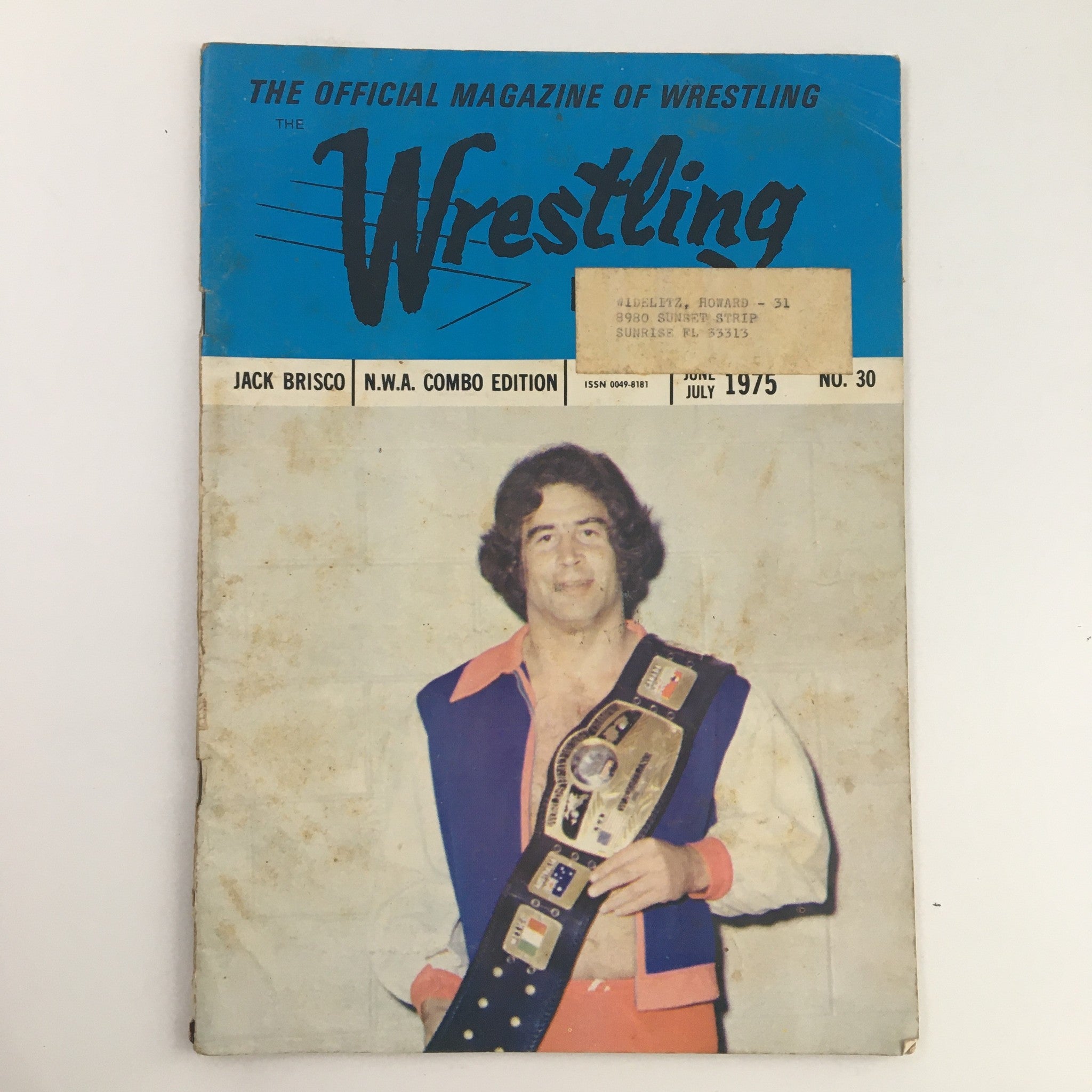 Wrestling Official Magazine June 1975 Andre The Giant & Jack Mulligan