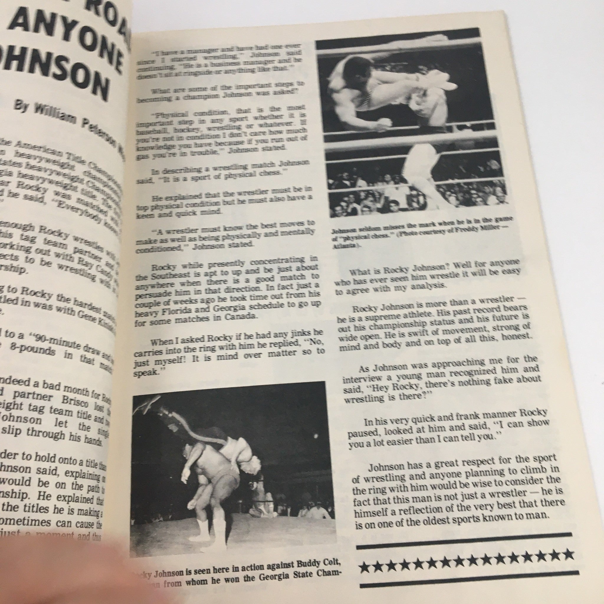 Wrestling Official Magazine June 1975 Andre The Giant & Jack Mulligan