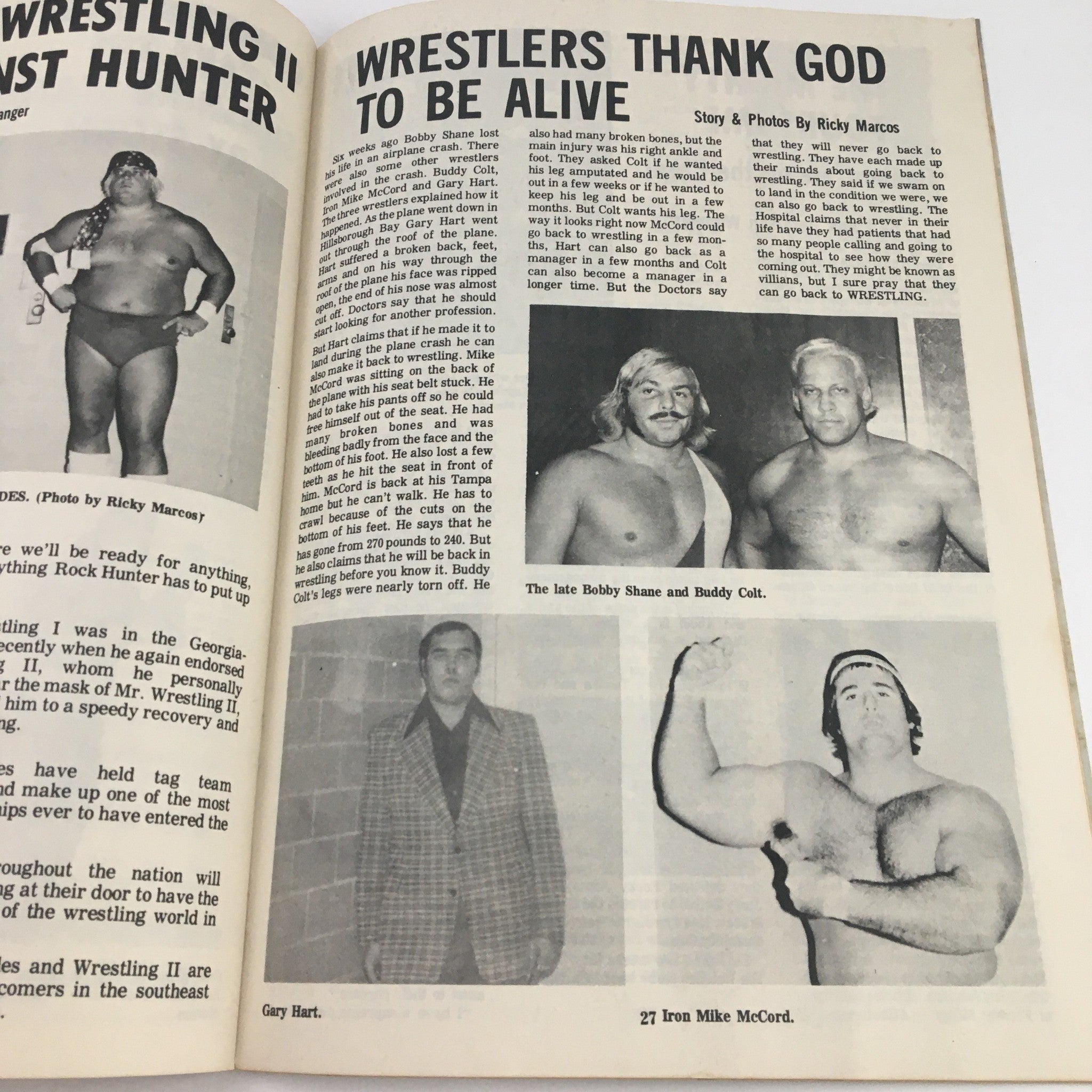 Wrestling Official Magazine June 1975 Andre The Giant & Jack Mulligan