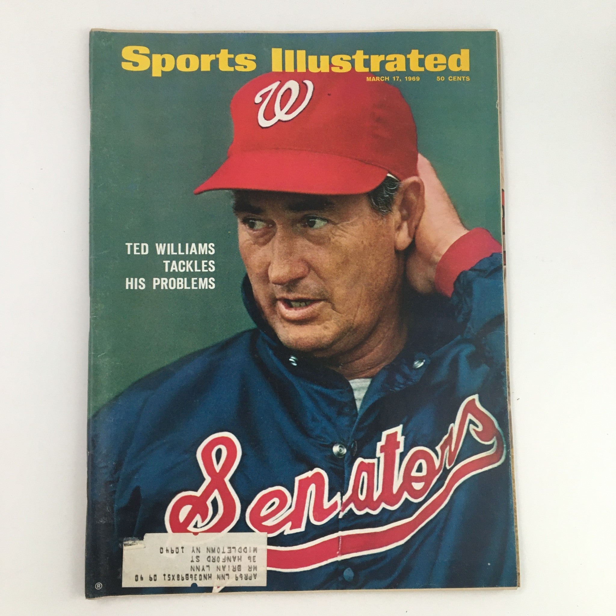 Sports Illustrated Magazine March 17 1969 Ted Williams Tackles His Problems