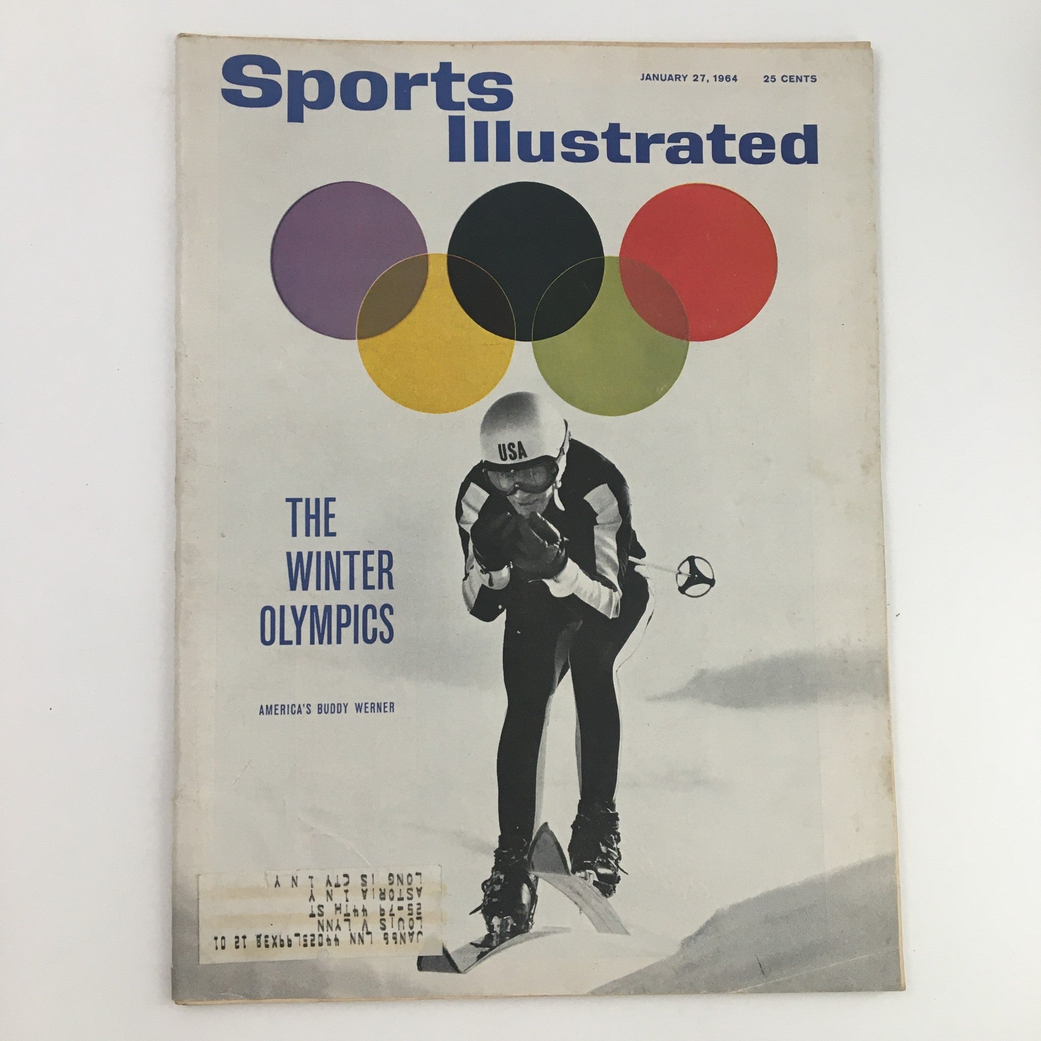 Sports Illustrated Magazine January 27 1964 Buddy Werner in Winter Olympics