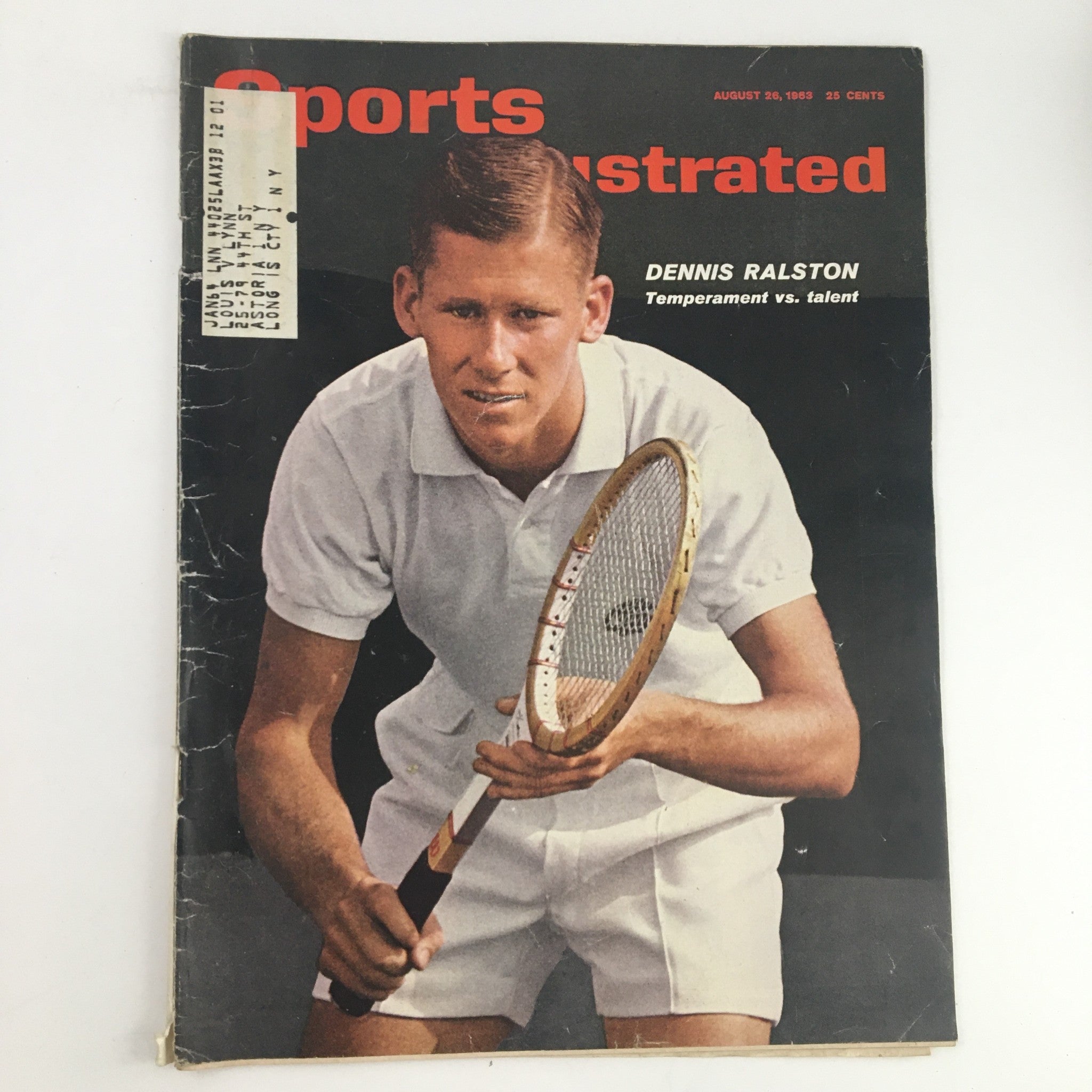 Sports Illustrated Magazine August 26 1963 American Tennis Player Dennis Ralston