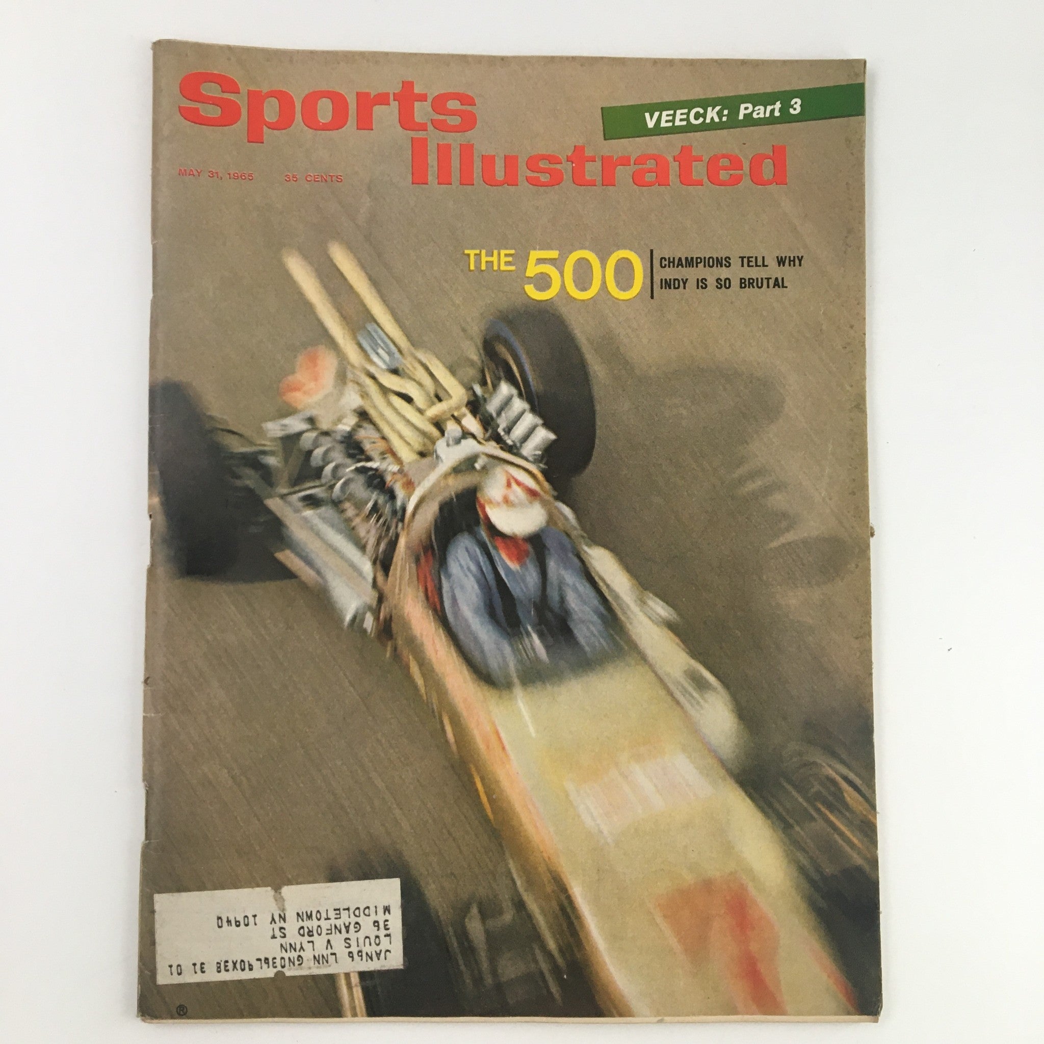 Sports Illustrated Magazine May 31 1965 The 500 Champions is so Brutal